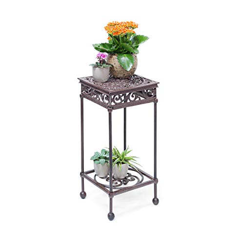 relaxdays-blumenhocker-quadratisch-gr-e-m-aus-gusseisen-blumenst-nder-bronze image 7