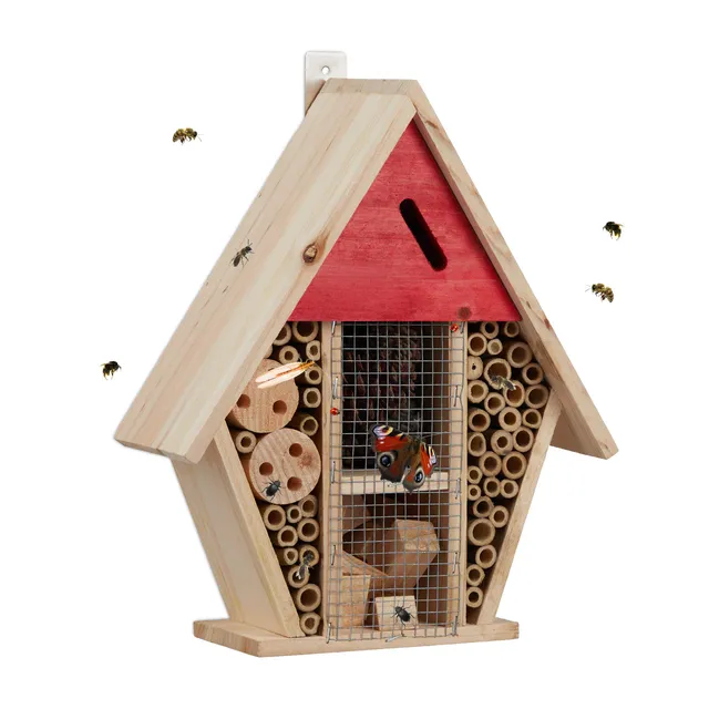 relaxdays-insektenhotel-30x25x11-cm-natur-nisthilfe-f-r-garten-balkon image 1