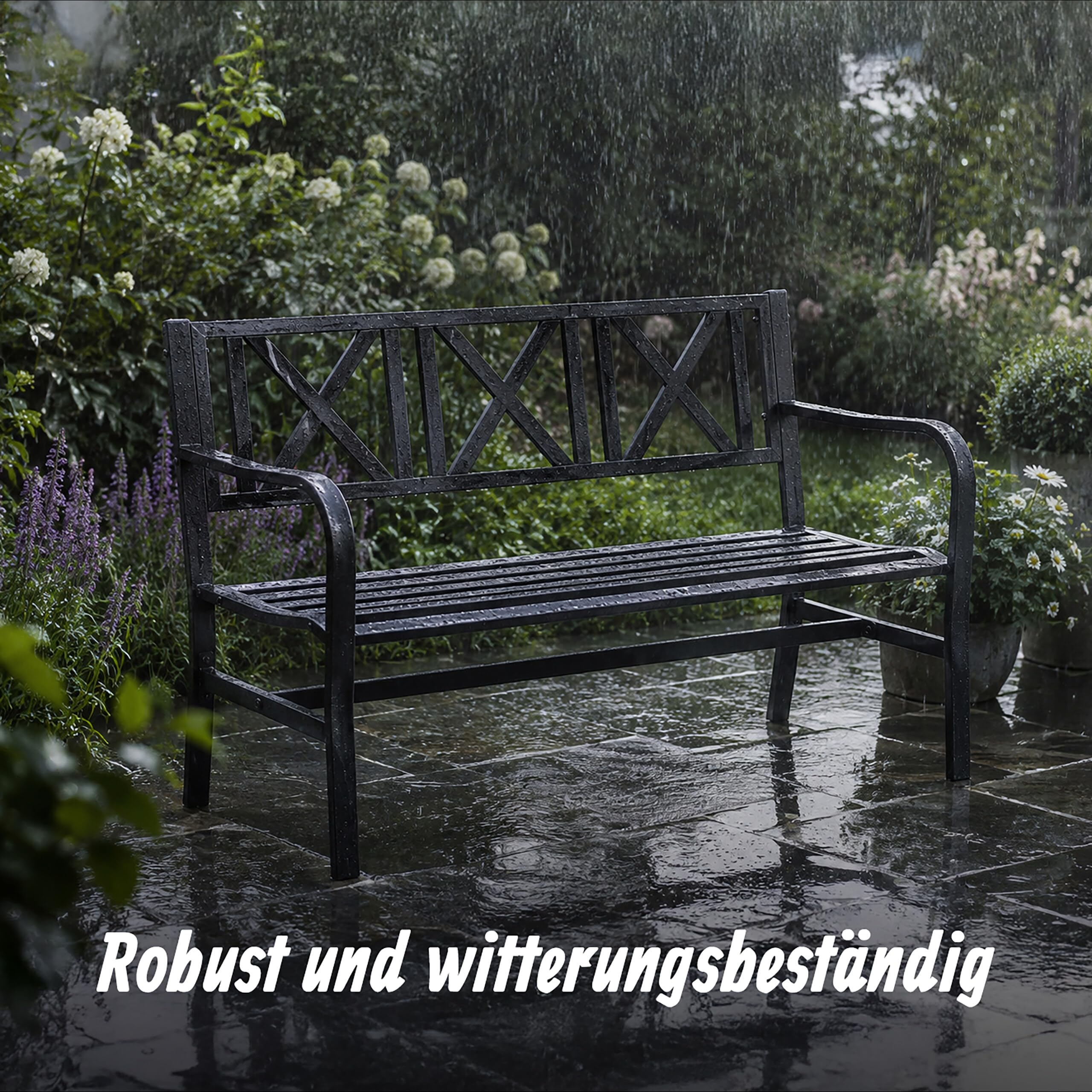 relaxdays-gartenbank-metall-2-sitzer-81-x-127-x-56-cm-schwarz image 7