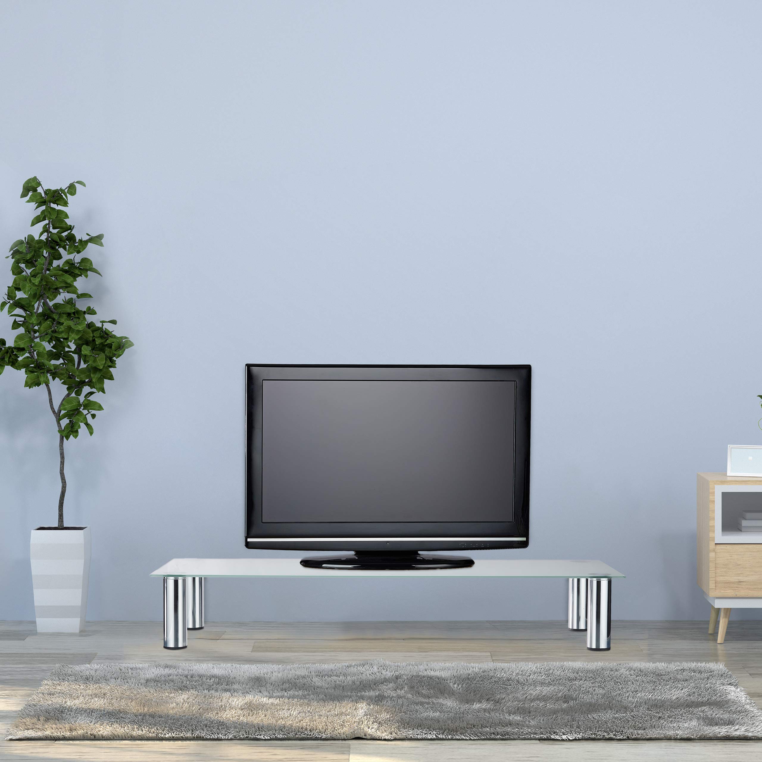relaxdays-tv-tisch-glasaufsatz-100x35x17-cm-wei-silber image 3