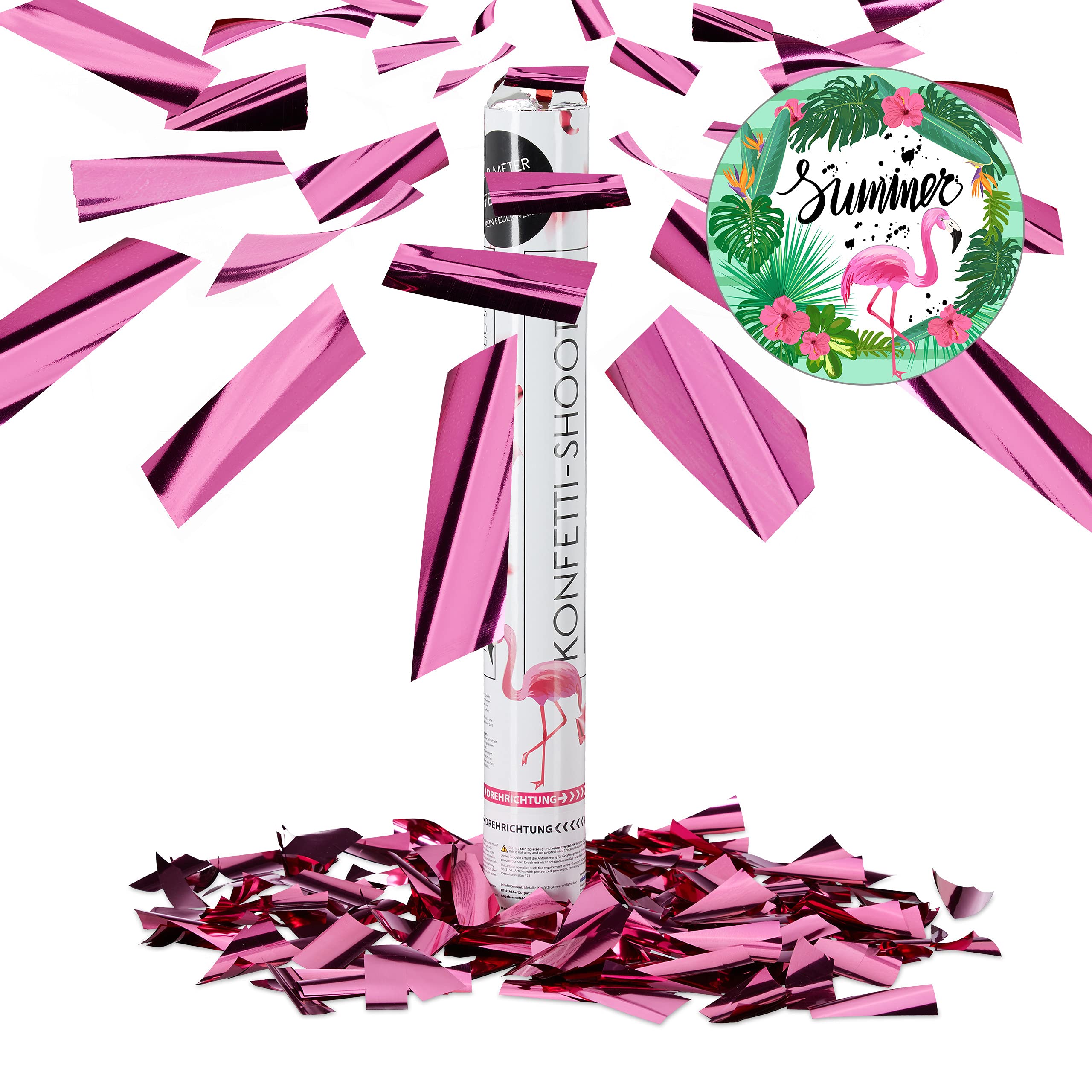 relaxdays-party-popper-pink-metallic-40-cm-konfettikanone-jga-rosa image 1