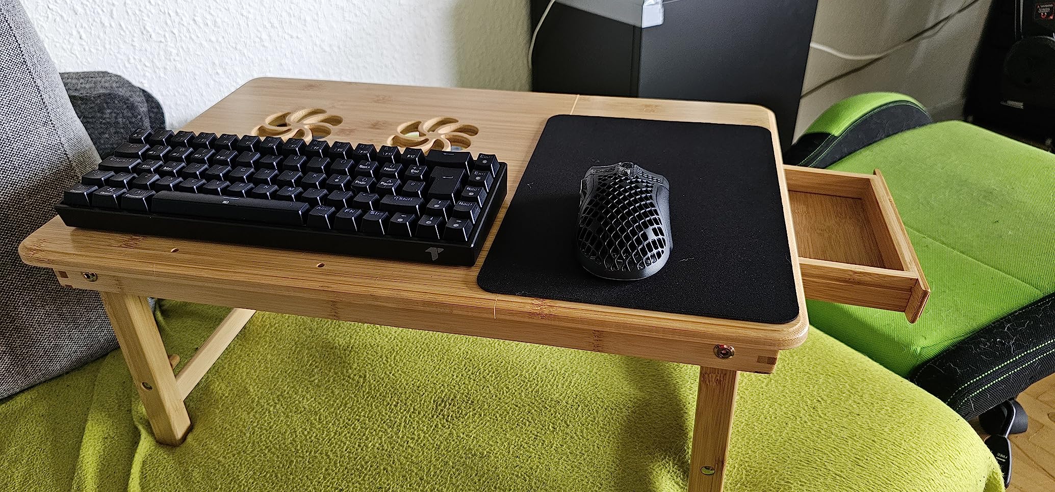 Perfekt fürs Homeoffice im Bett