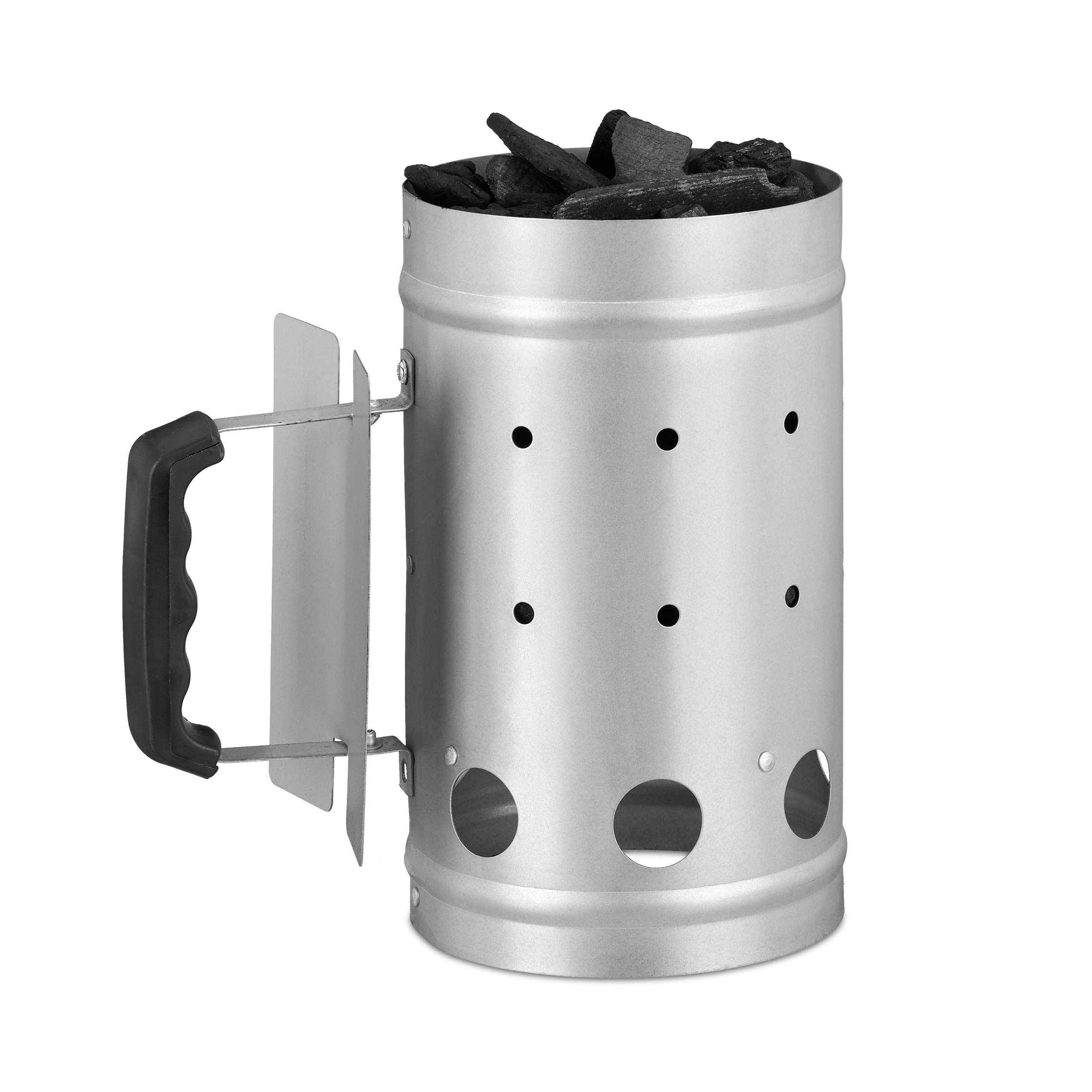 relaxdays-anz-ndkamin-stahl-grillstarter-silber image 1