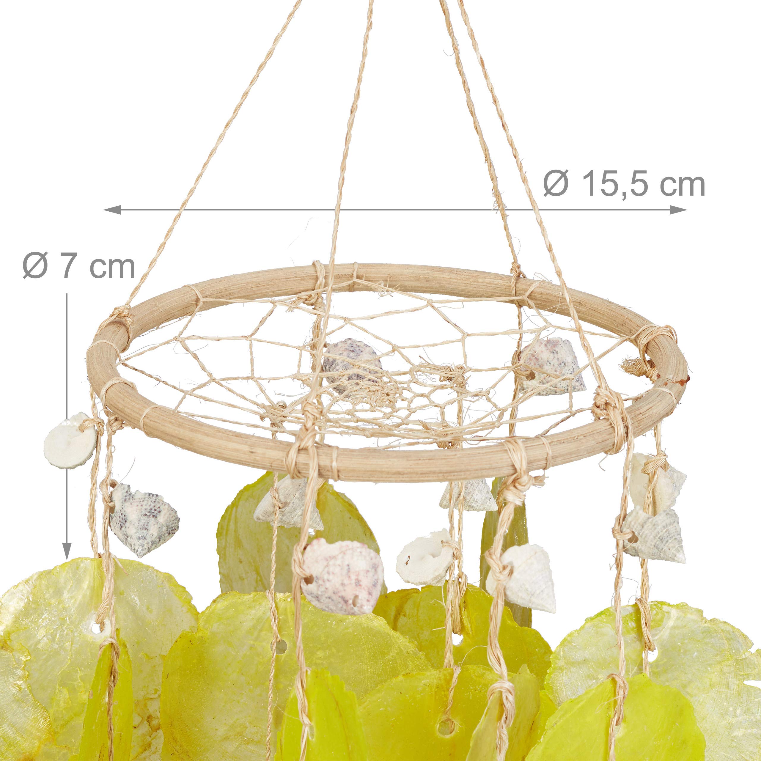 relaxdays-capiz-windspiel-mit-traumf-ngernetz-gelb-70-cm-15-5-x-15-5-x-70-cm image 6