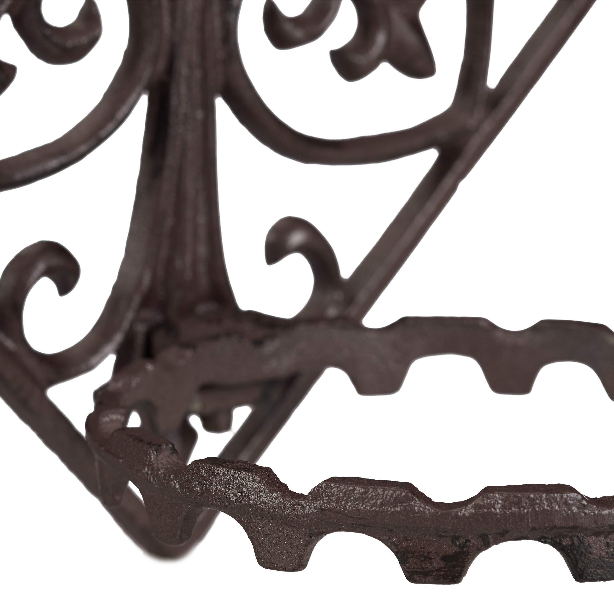 relaxdays-blumenhalter-wand-gusseisen-antik-dunkelbraun-13-cm image 7