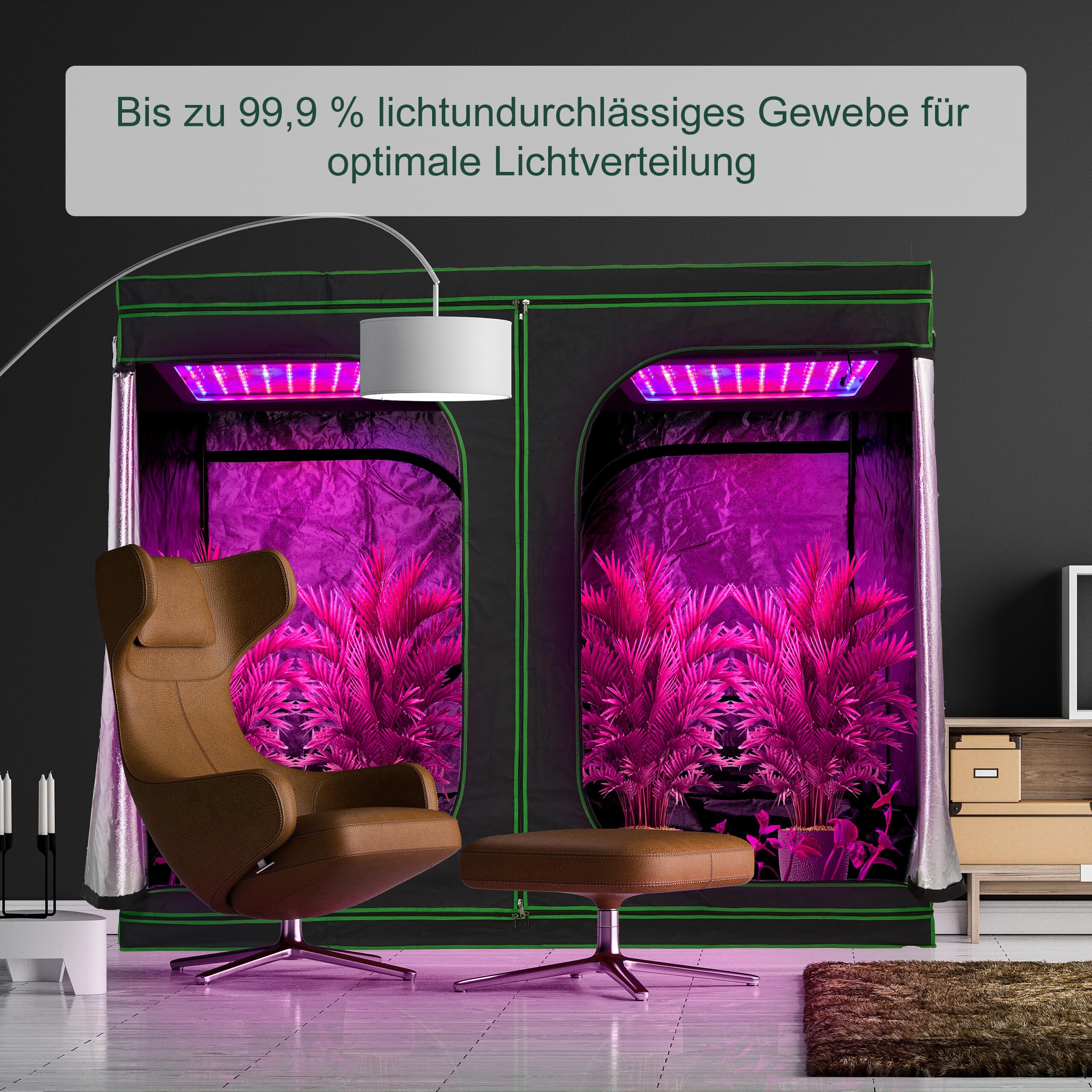 relaxdays-growzelt-120-x-40-x-40-cm-indoor-zuchtzelt-mit-reflektierender-innenfo image 2