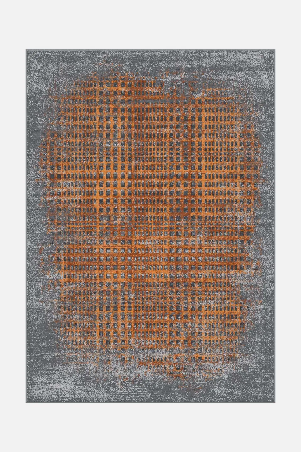 teppana-mika-calcit-teppich-waschbar-gelb-orange-grau image 1