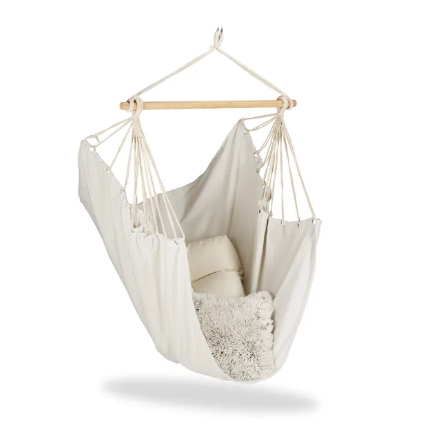 relaxdays-h-ngesitz-xl-baumwolle-beige-bis-150-kg image 1