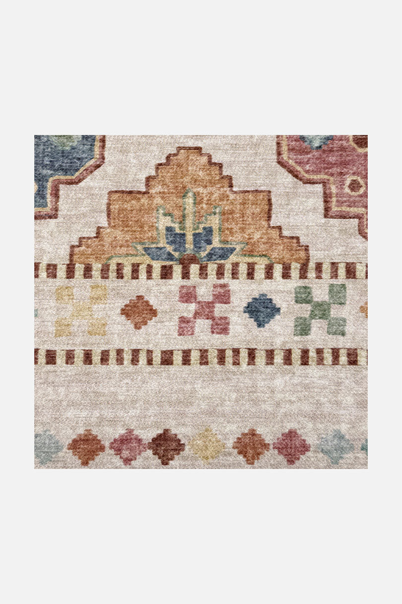 teppana-noura-sand-teppich-waschbarer-boho-indoor-teppich image 7