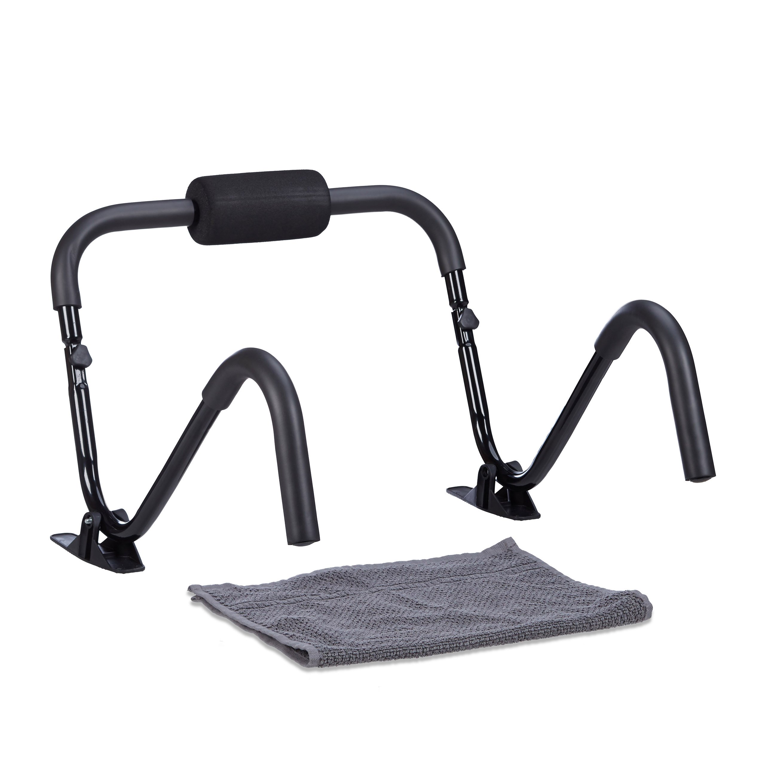 relaxdays-bauchtrainer-ab-roller-mit-standfu-50-x-60-x-50-cm-schwarz image 1