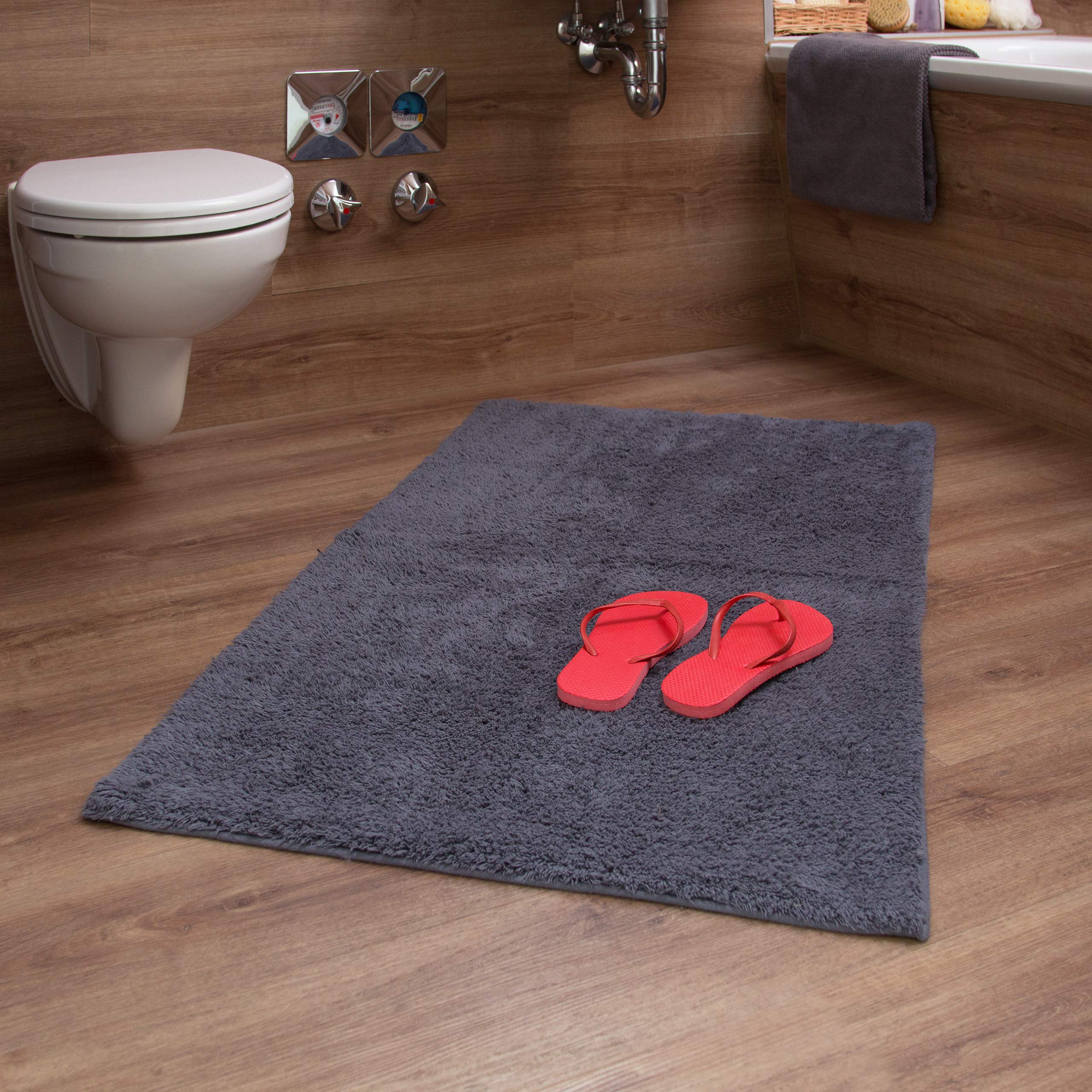 relaxdays-badteppich-80-x-150-cm-waschbar-bei-40-c-grau image 2