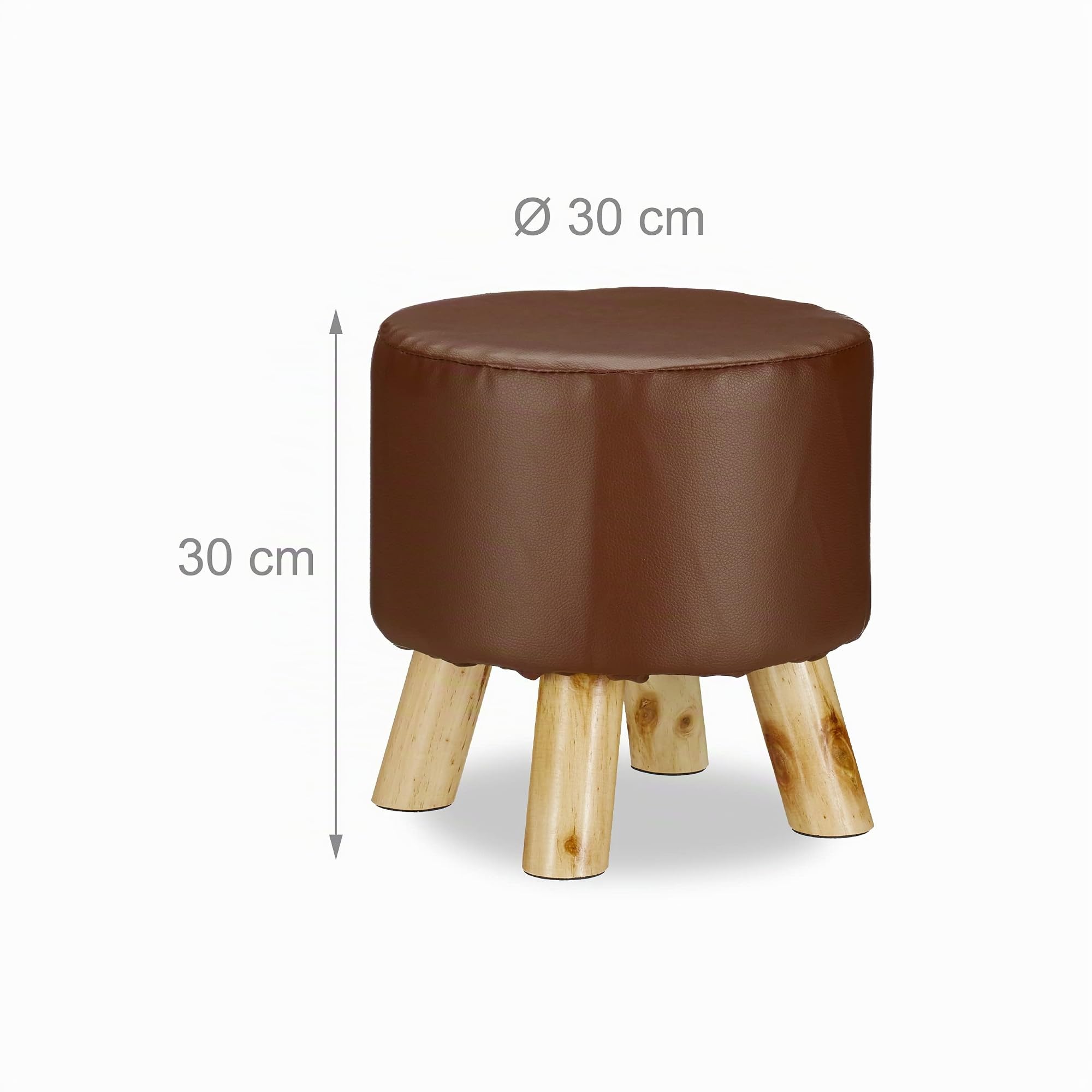 relaxdays-hocker-kunstleder-gepolstert-braun-30-x-30-cm-mit-holzbeinen image 5
