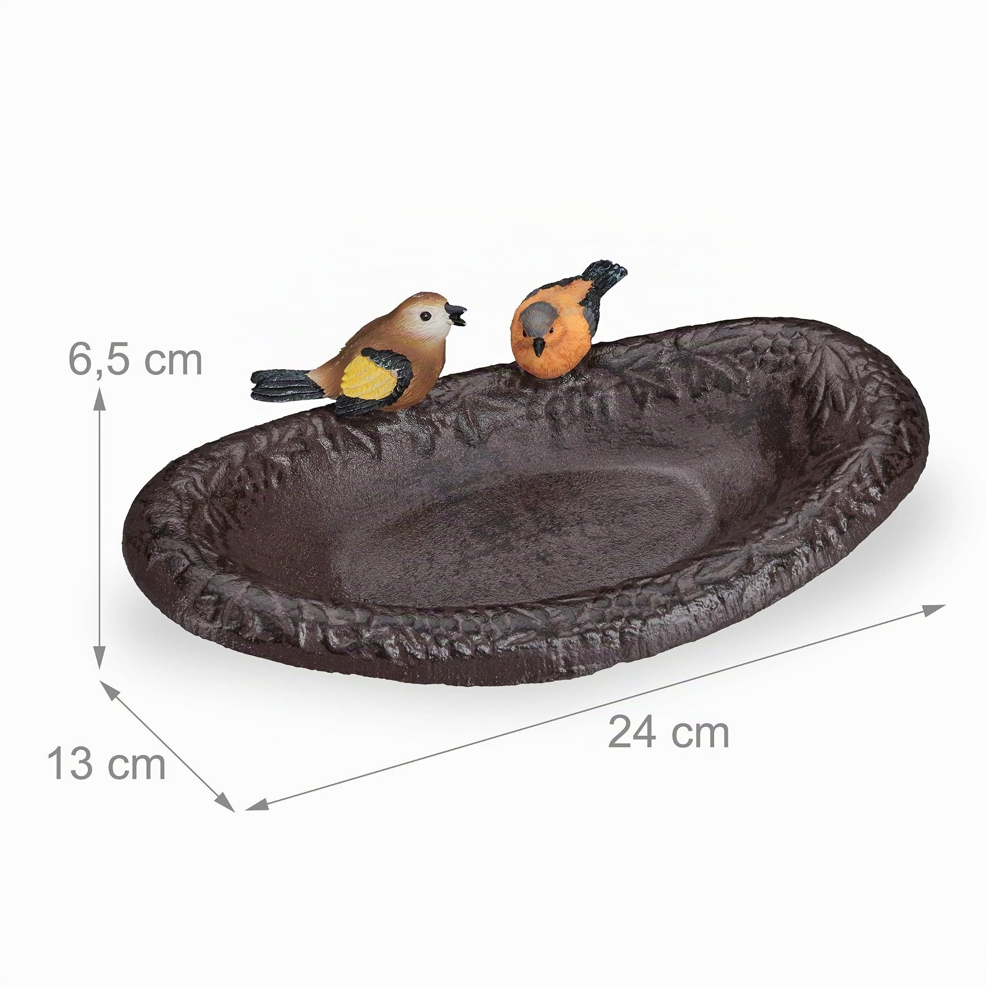 relaxdays-vogeltr-nke-gusseisen-mit-vogel-24-cm-braun image 4