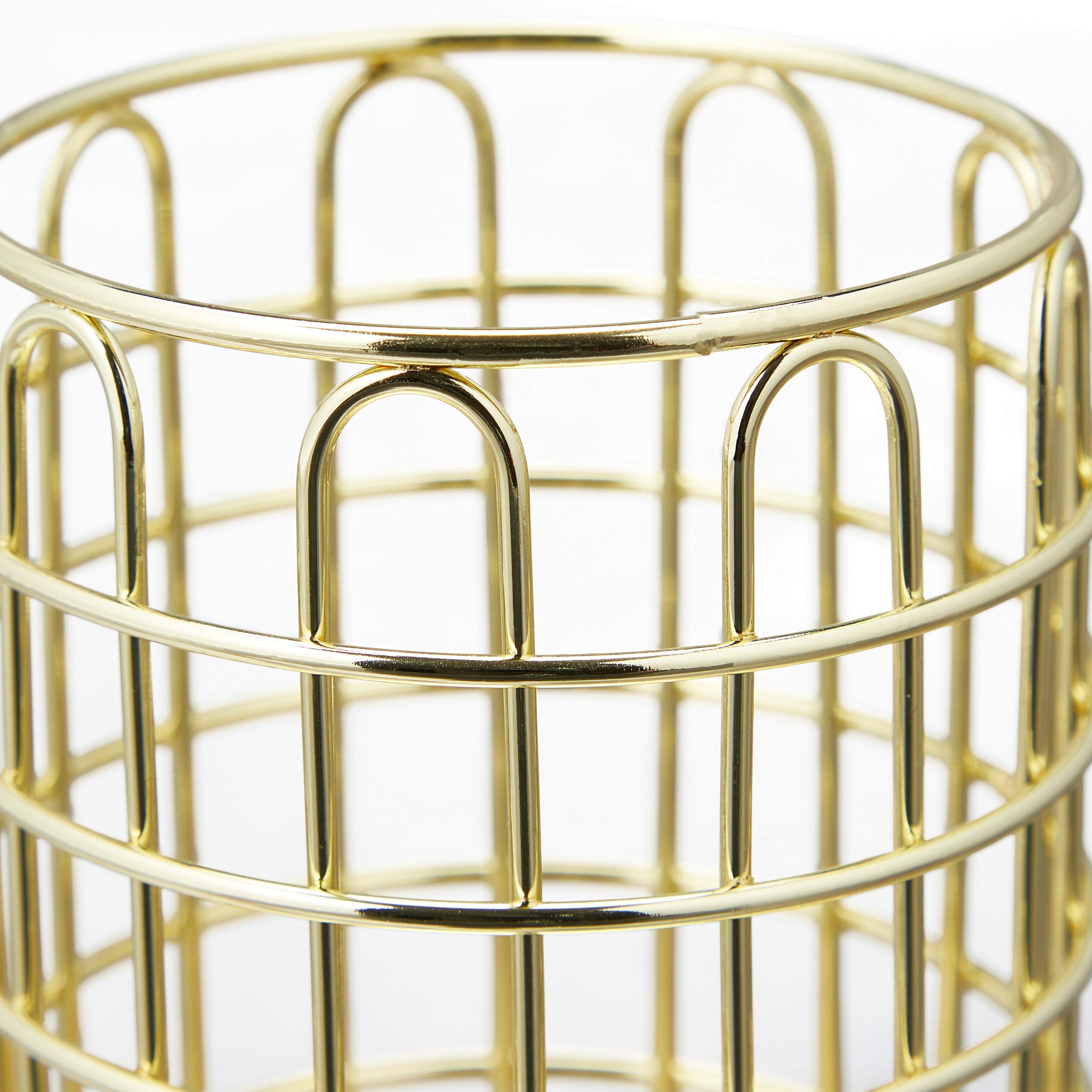 relaxdays-stiftehalter-draht-rund-10x8-cm-gold image 6