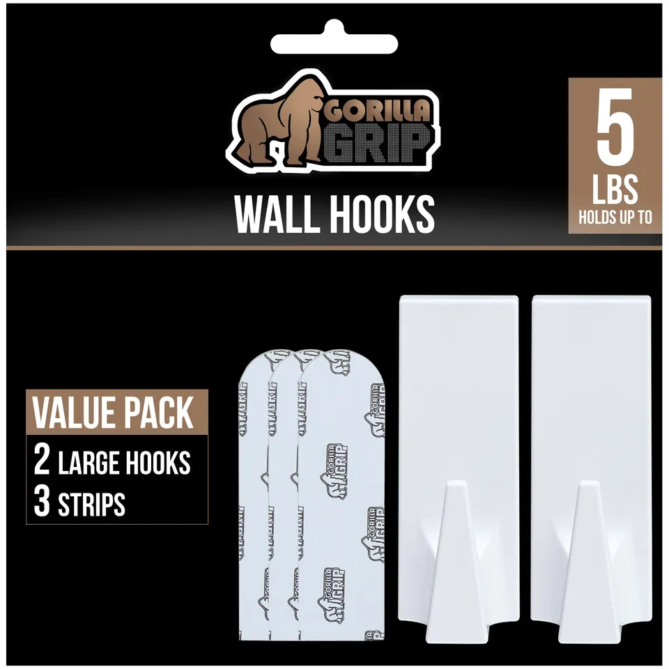 gorilla-grip-removable-hooks-wandhaken-bis-5-lbs image 1