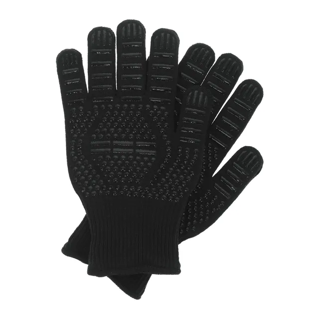relaxdays-grillhandschuhe-1-paar-schwarz-hitzeschutz-bis-350-c image 1