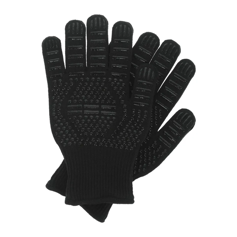 relaxdays-grillhandschuhe-1-paar-schwarz-hitzeschutz-bis-350-c image 1