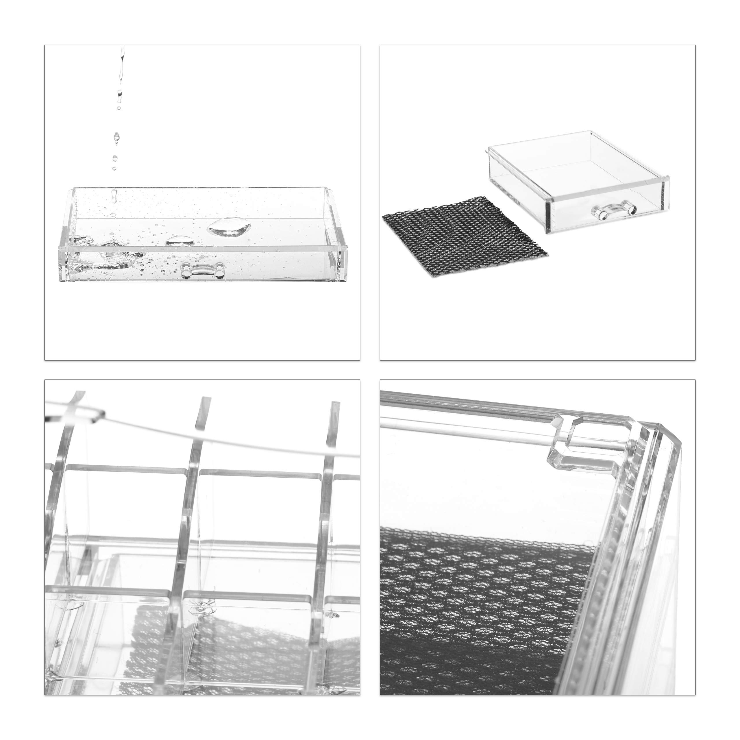 relaxdays-make-up-organizer-acryl-mit-4-schubladen-und-deckel-transparent image 8