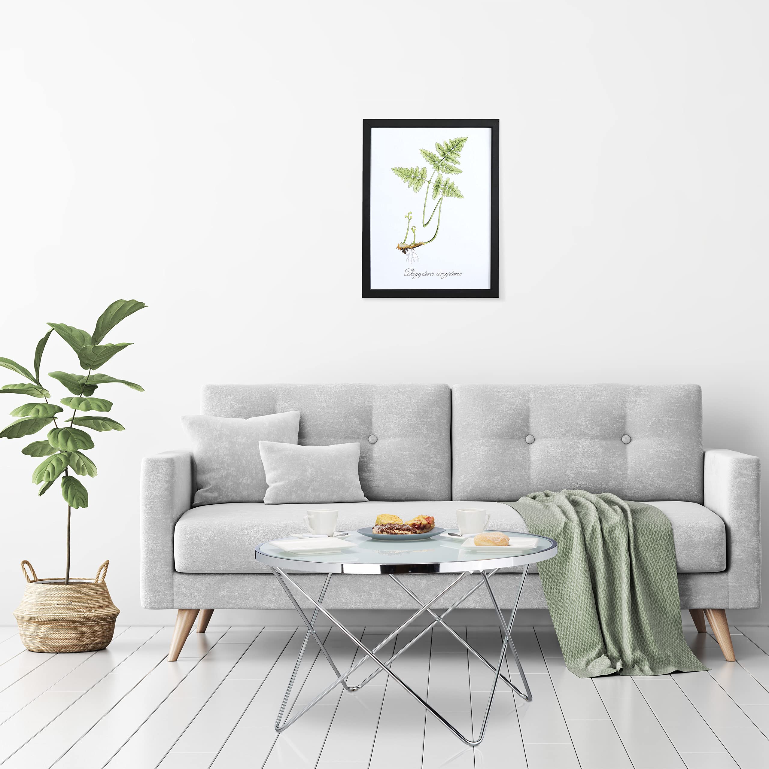 relaxdays-beistelltisch-glas-large-rund-48x85x85-cm-silber image 2