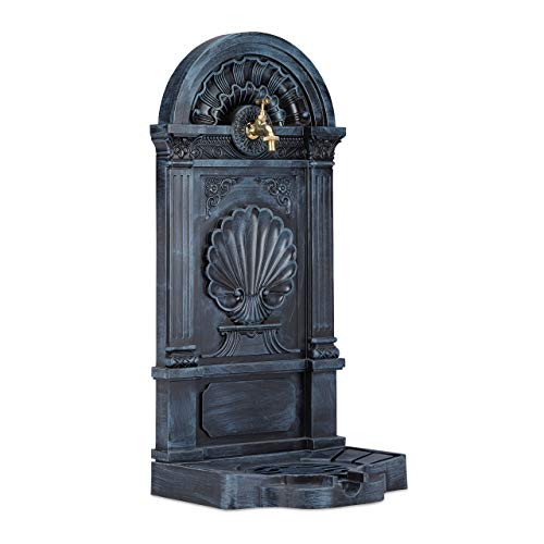 relaxdays-standbrunnen-antik-stil-gartenbrunnen-83-x-39-x-33-cm-grau image 8