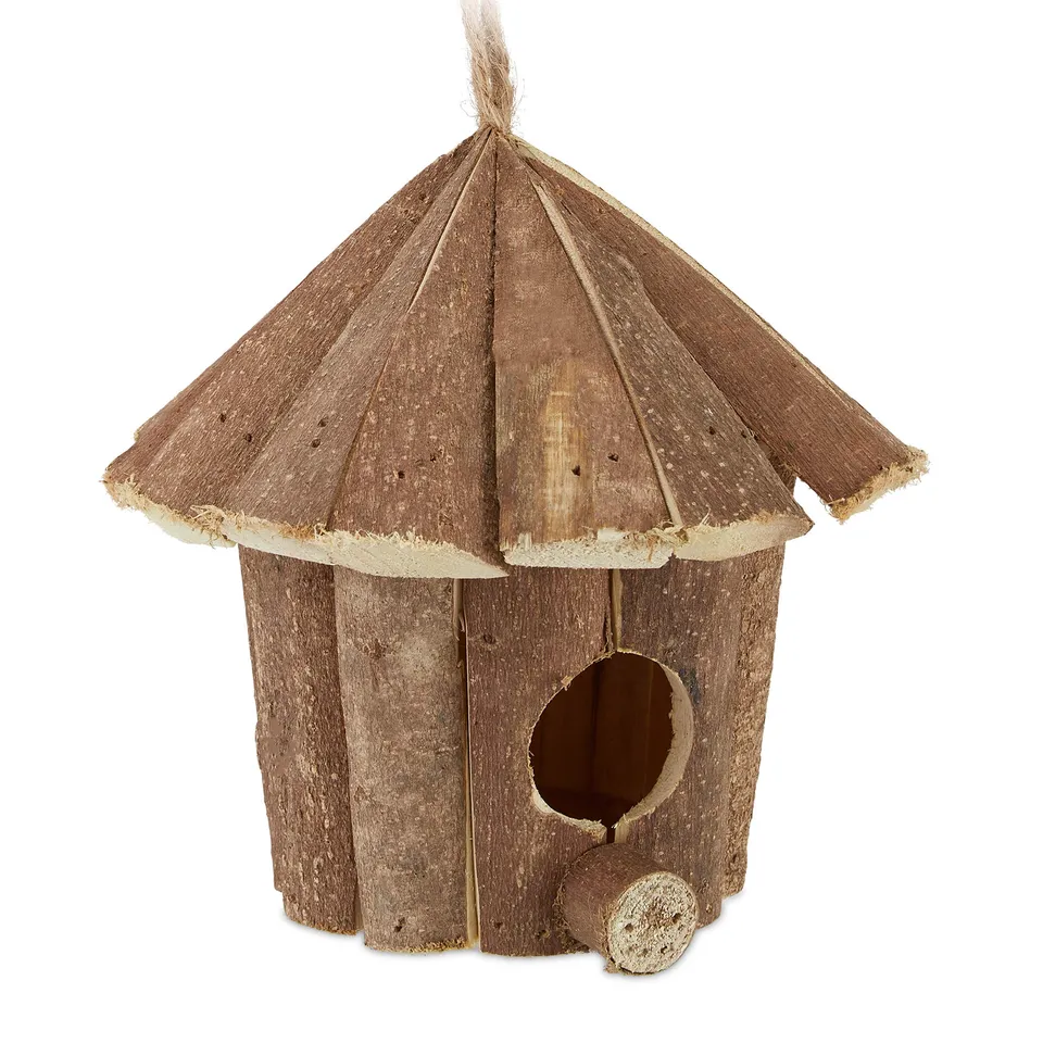 relaxdays-mini-vogelhaus-deko-zum-aufh-ngen-aus-holz-16x16x16-cm-natur image 1