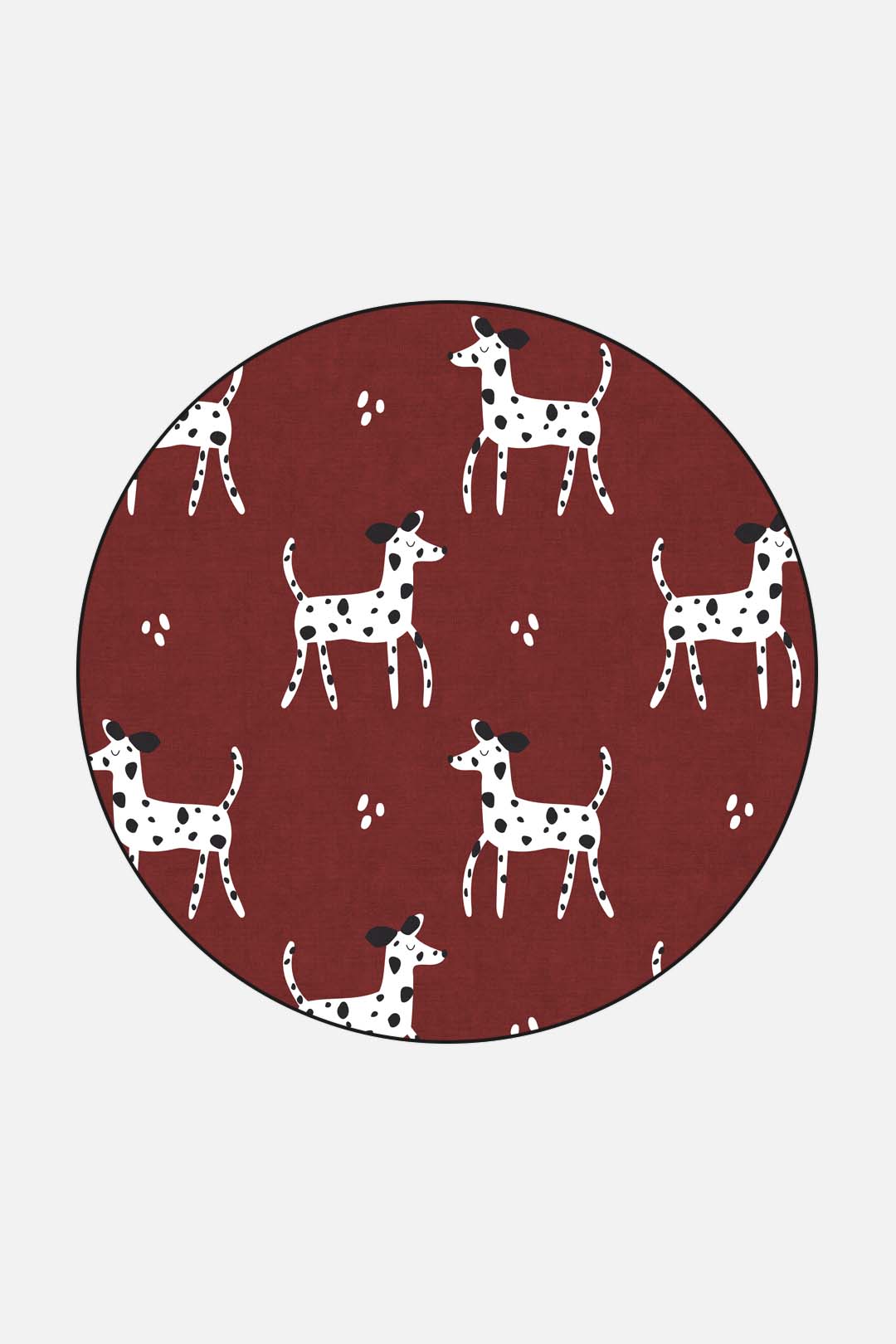 teppana-dalmatiner-rot-teppich-waschbar-kinder-rot-schwarz image 8