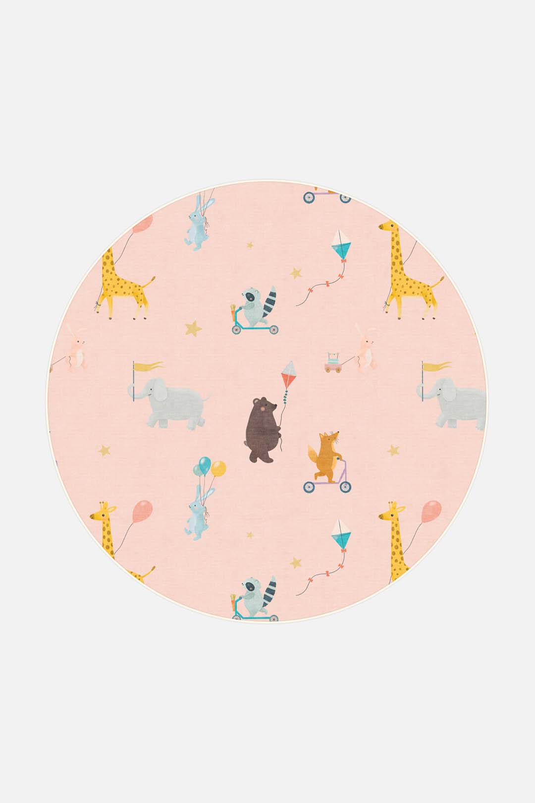 teppana-tierischer-zirkus-teppich-waschbarer-kinder-teppich-in-creme image 8