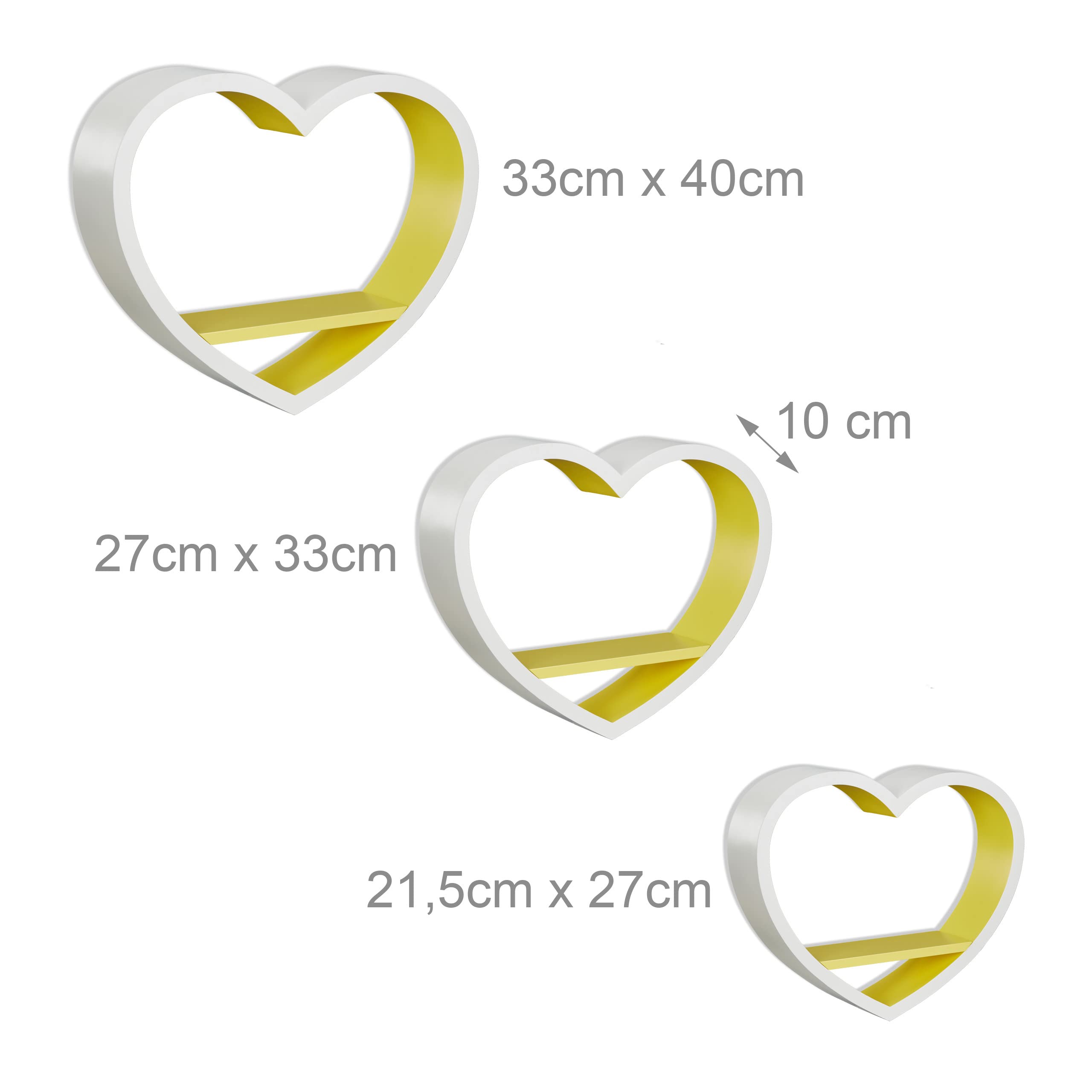 relaxdays-wandregal-herz-3er-set-wei-gelb-mdf-bis-6-kg image 3