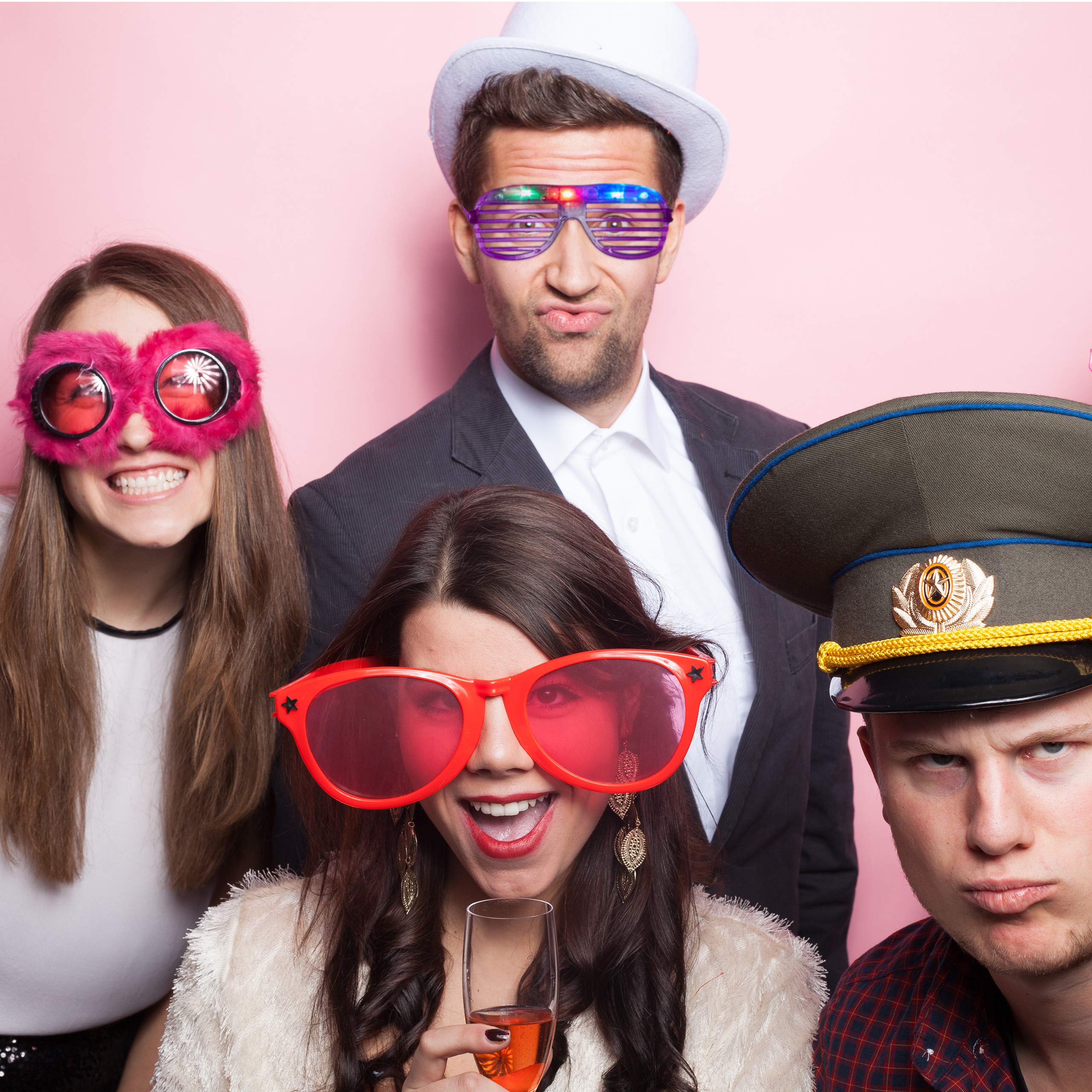 relaxdays-partybrille-mit-led-licht-gitterbrille-leuchtend image 5