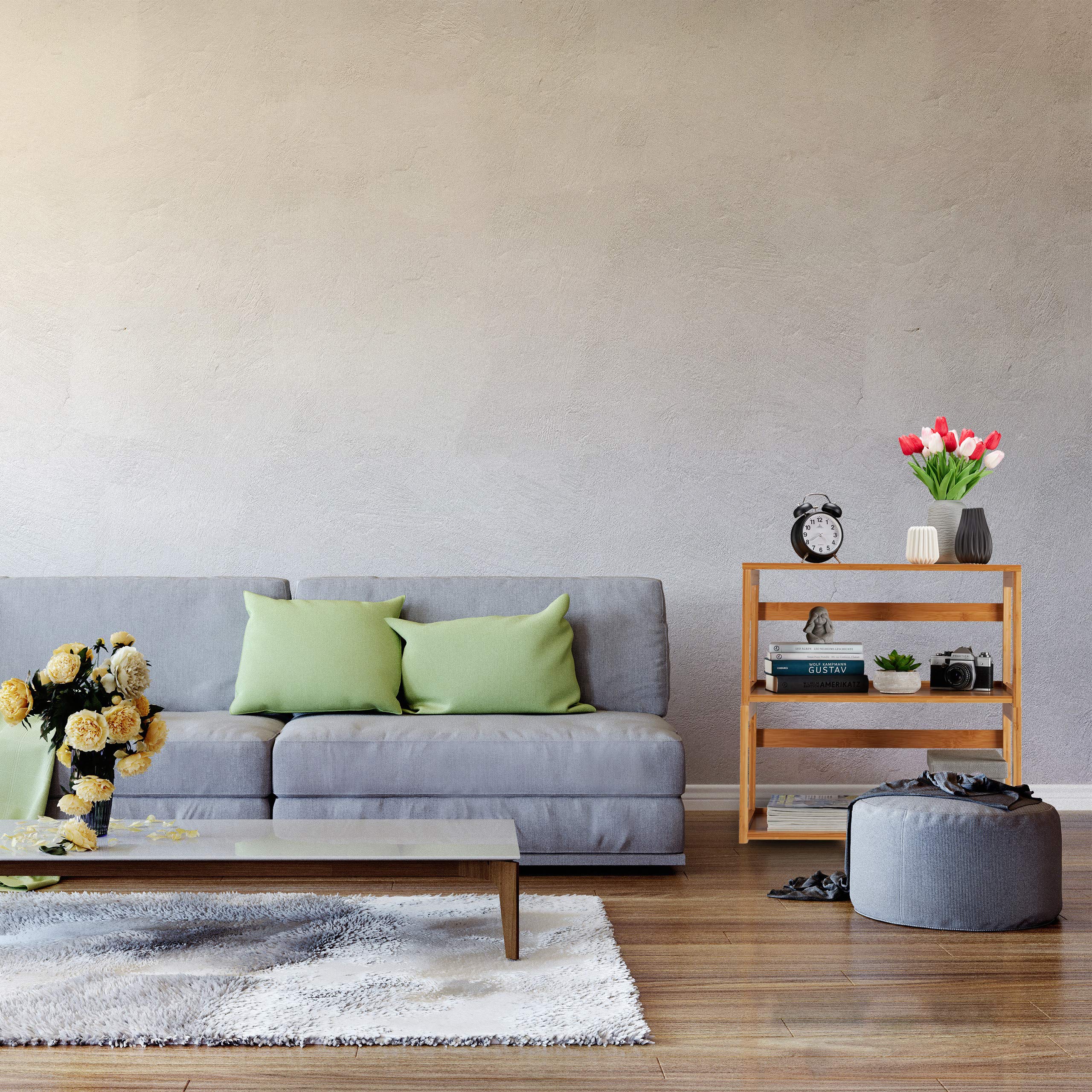 relaxdays-stapelregal-bambus-offenes-standregal-hbt-30x60x30-5-cm-natur image 5