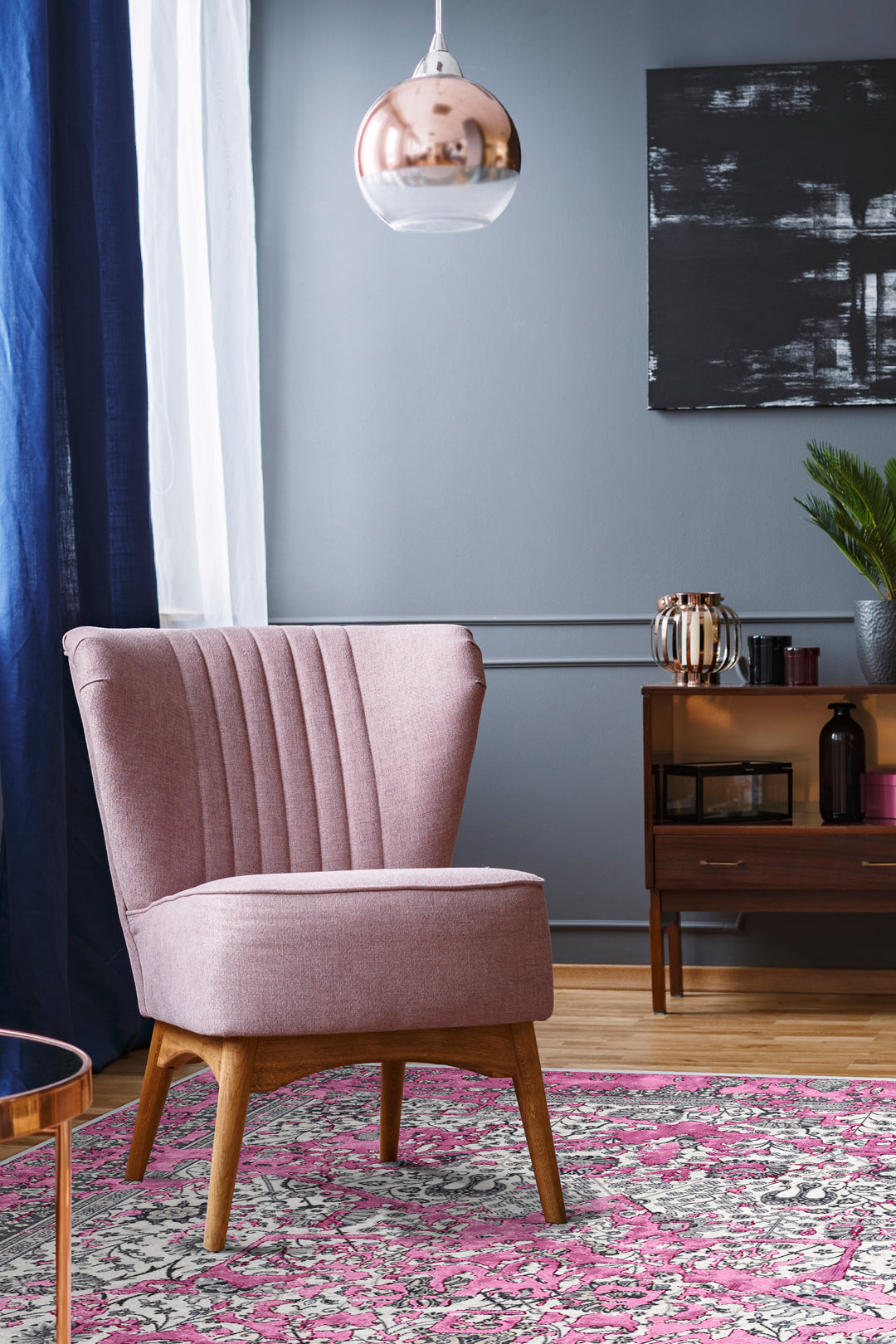 teppana-alena-pink-teppich-waschbarer-indoor-teppich image 4