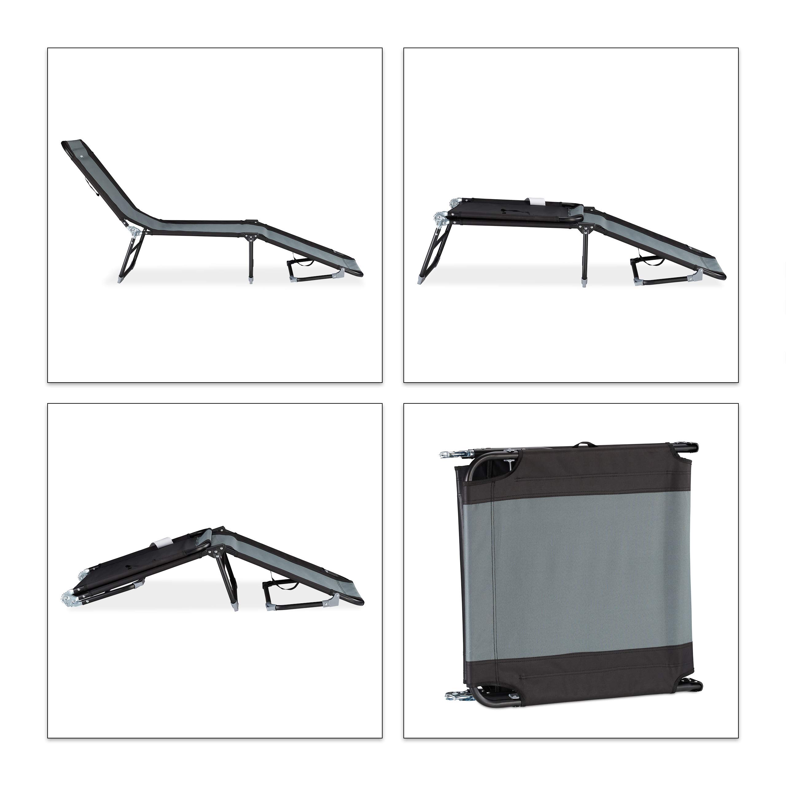 relaxdays-gartenliege-dreibeinliege-5-stufig-schwarz-grau-190-cm-bis-113-kg image 5