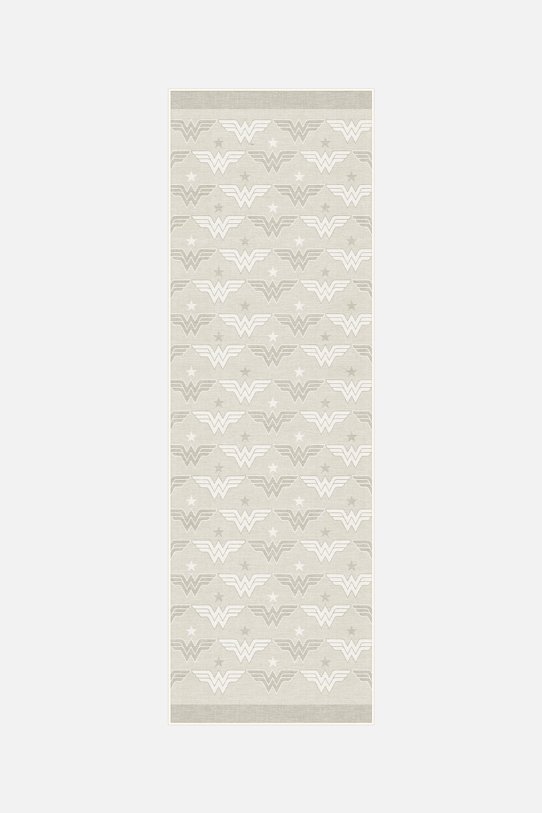 teppana-wonder-woman-stern-sand-teppich-waschbarer-kinder-teppich-beige image 5