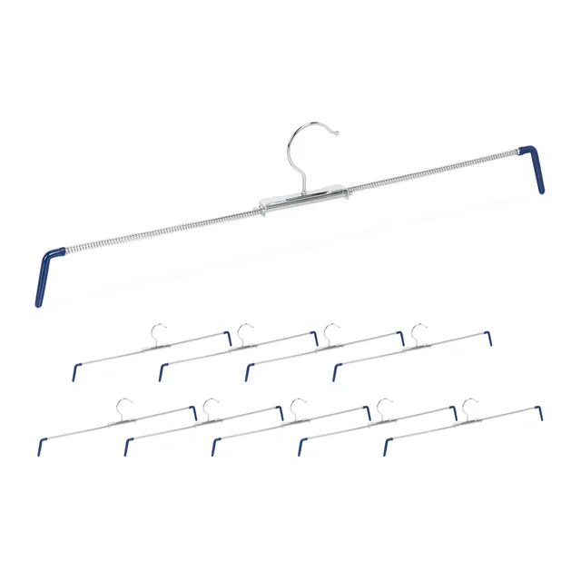 relaxdays-hosenspannb-gel-10er-set-metall-silber-blau-rutschhemmend image 1