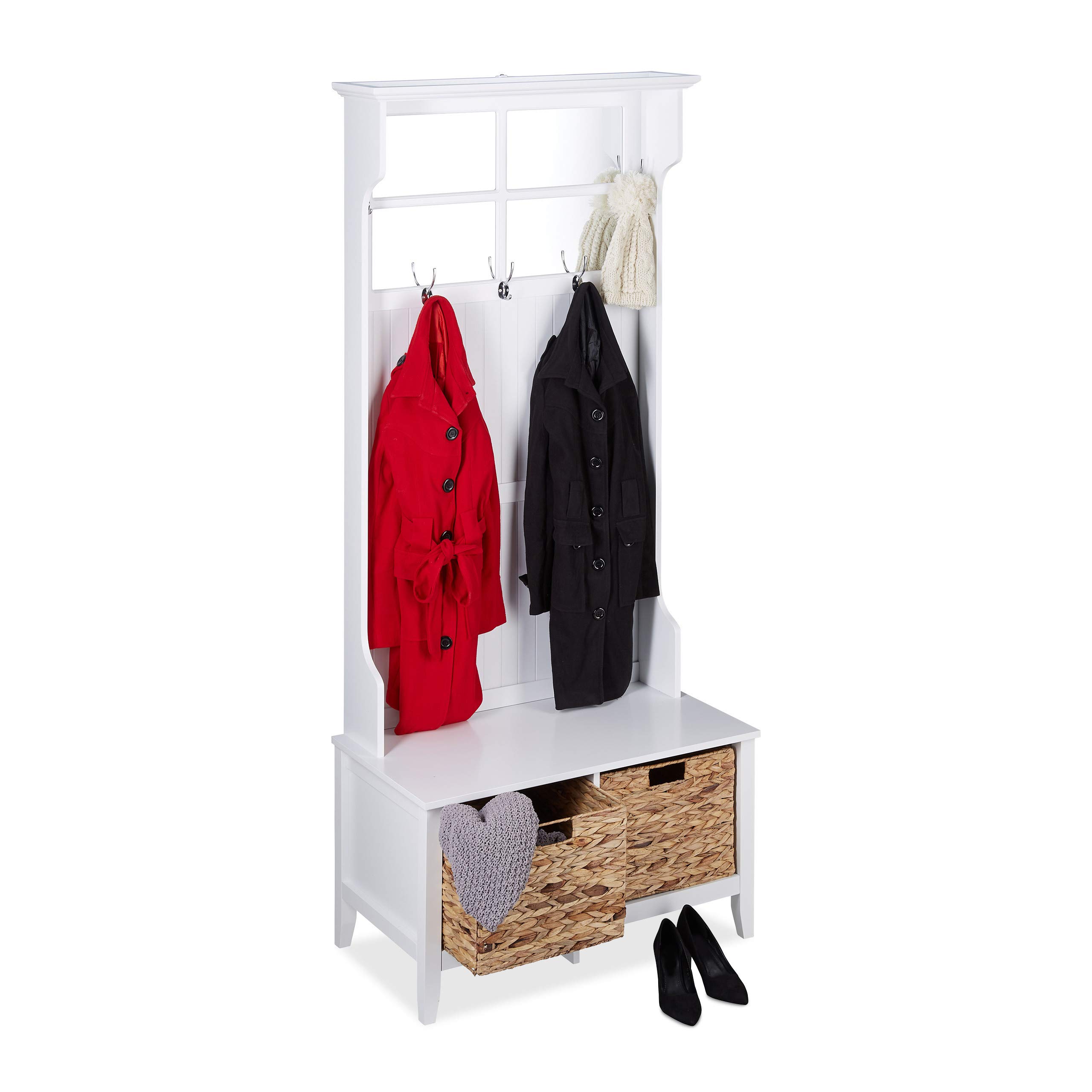relaxdays-garderobe-landhausstil-wei-mit-spiegel-sitzbank-und-stauraum-186-x-81- image 1