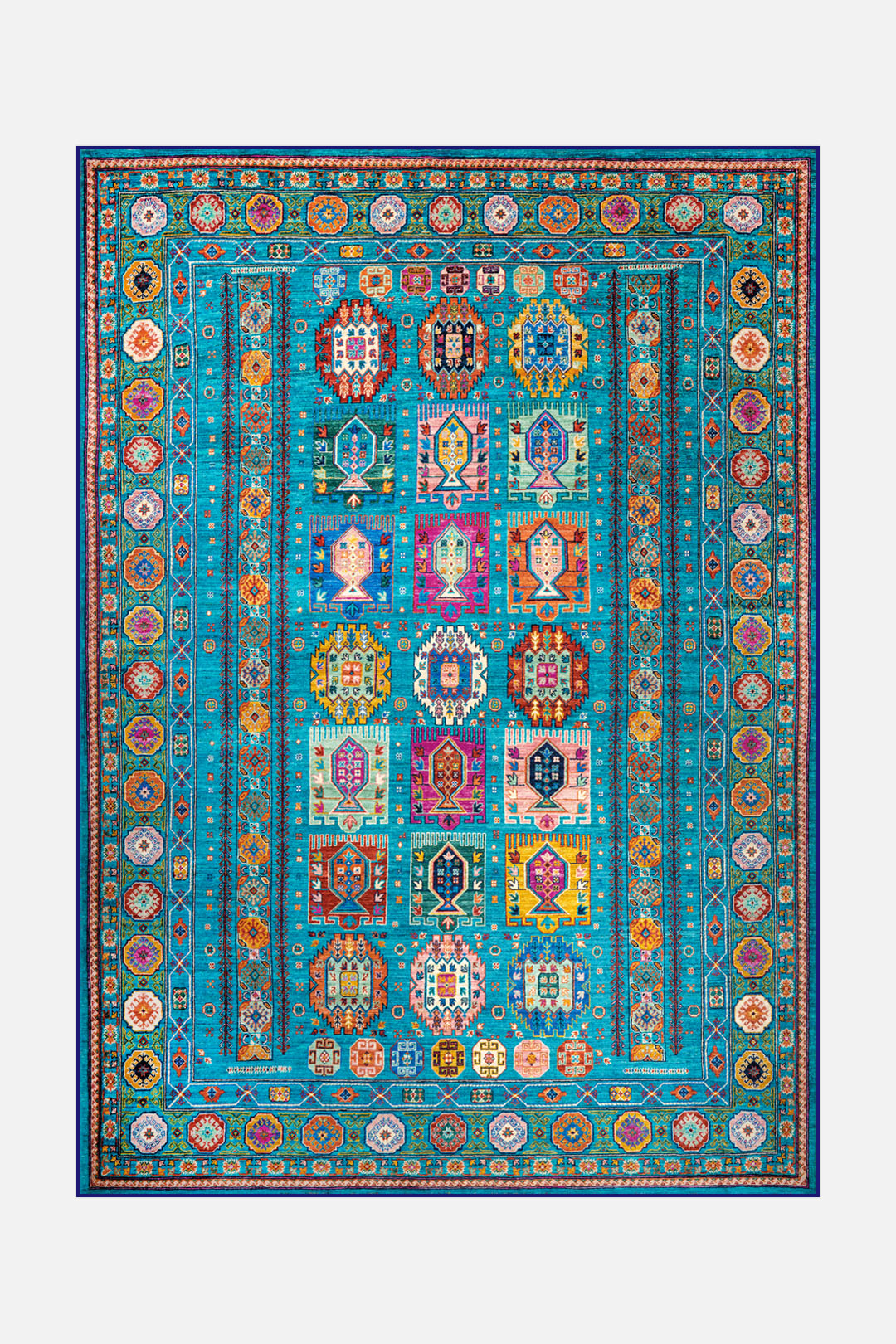 teppana-soraya-labra-teppich-waschbarer-indoor-teppich-blau-marokkanisch-bestsel image 1