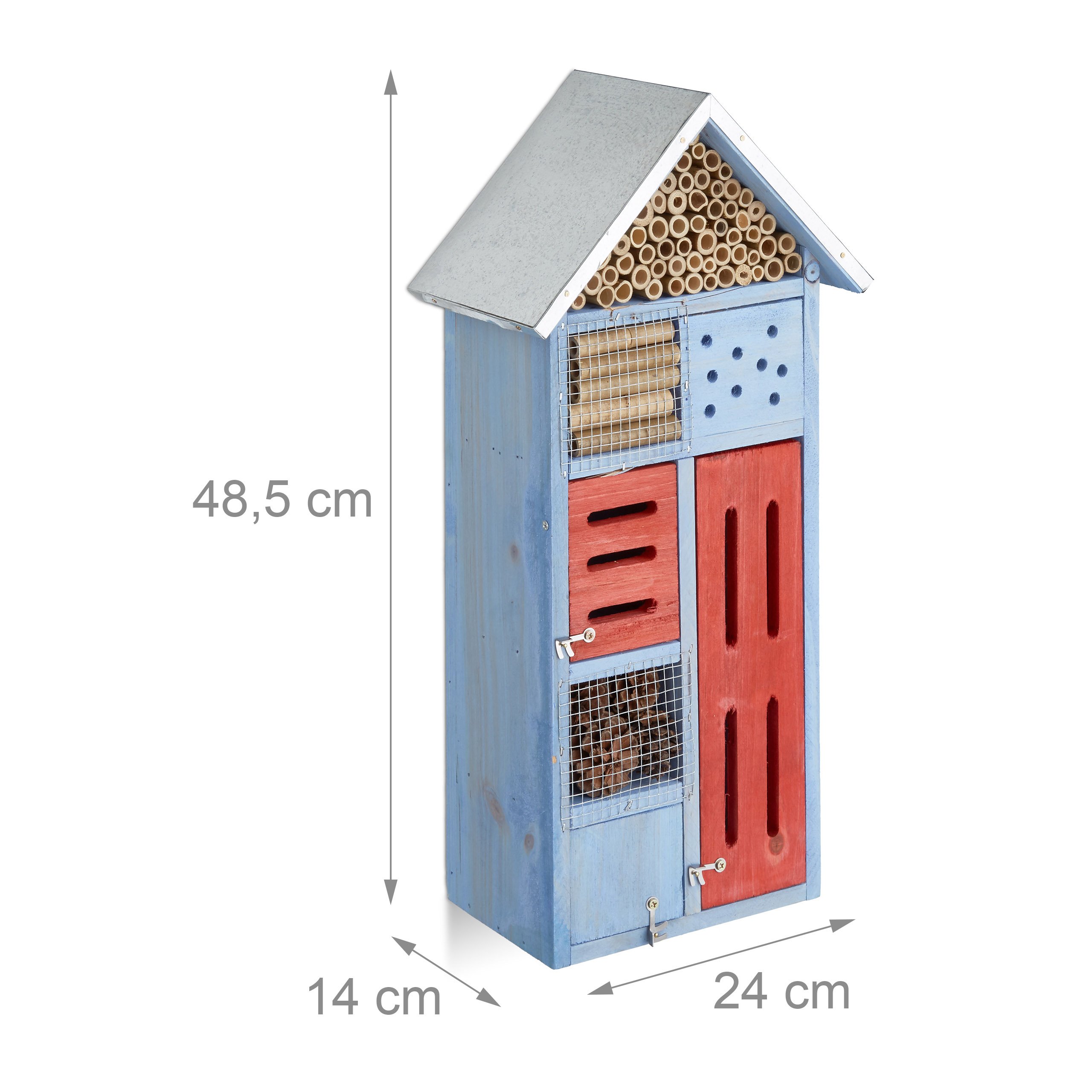 relaxdays-insektenhotel-mit-metalldach-48-5-x-24-x-14-cm-blau image 2