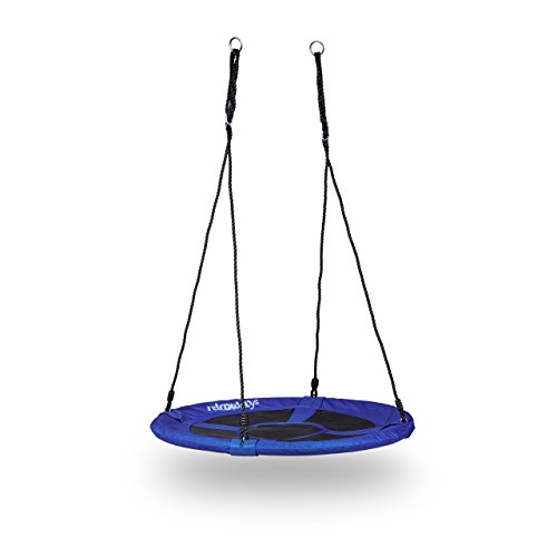 relaxdays-nestschaukel-rund-90-cm-bis-100-kg-dunkelblau image 7