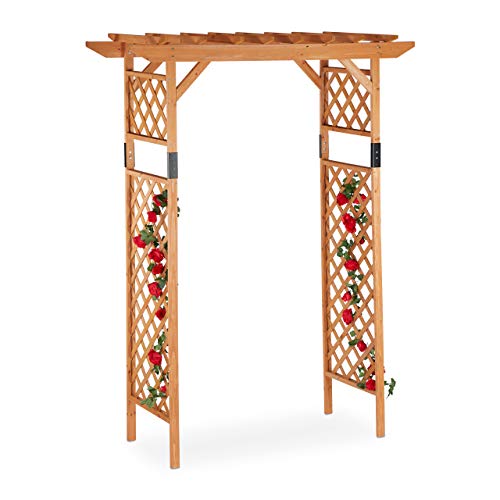 relaxdays-holz-rosenbogen-pergola-eckig-extra-breit-230x162x79-cm-orange image 8