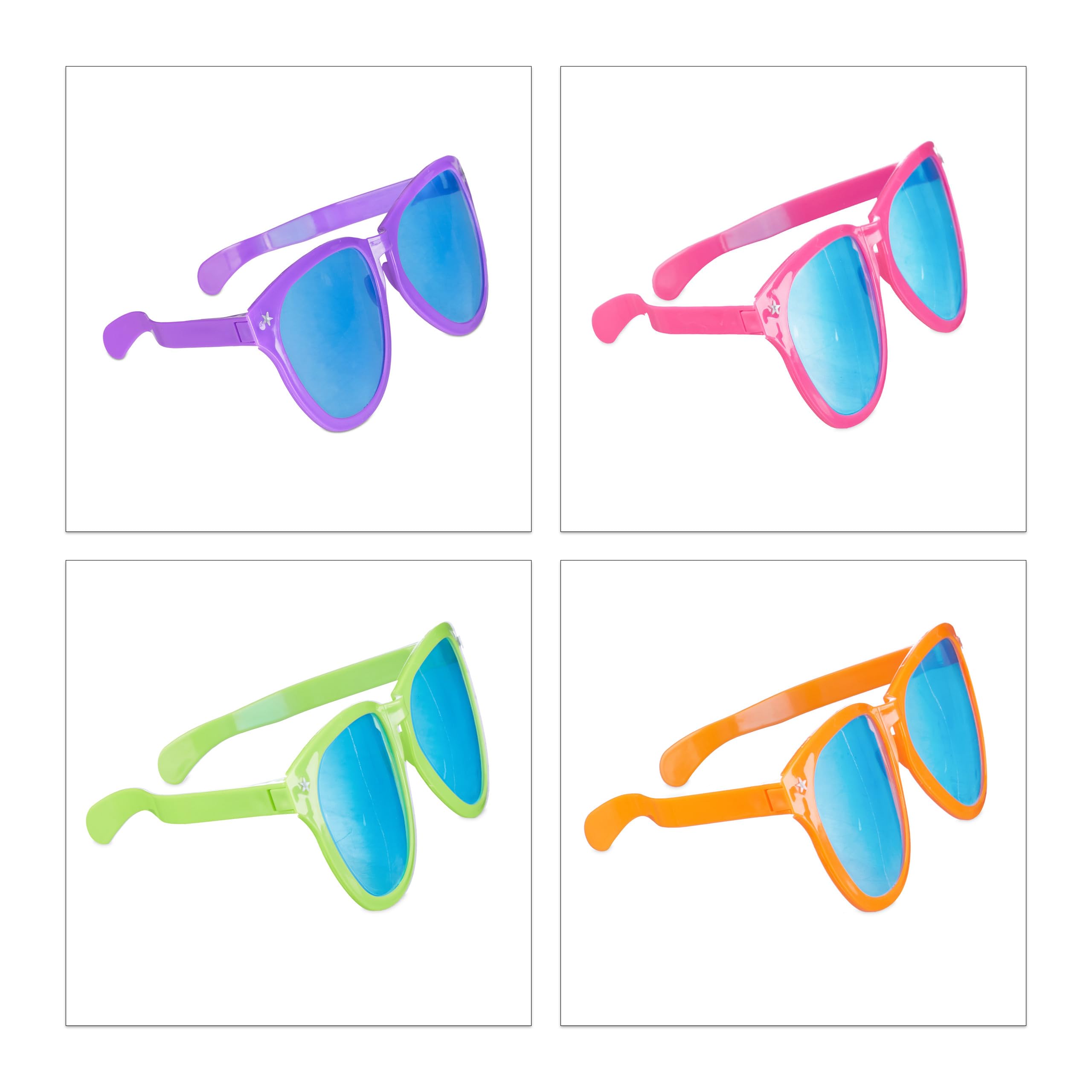relaxdays-partybrille-12er-set-xxl-blaue-gl-ser-verschiedene-farben image 2