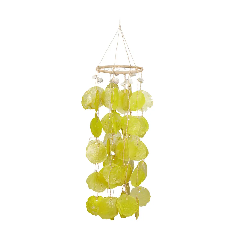relaxdays-capiz-windspiel-mit-traumf-ngernetz-gelb-70-cm-15-5-x-15-5-x-70-cm image 1