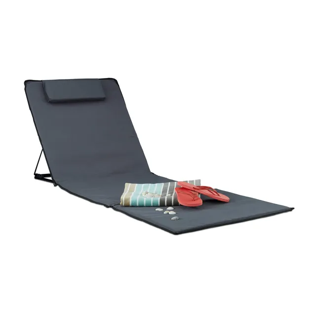 relaxdays-strandmatte-xxl-60-x-195-cm-anthrazit image 1