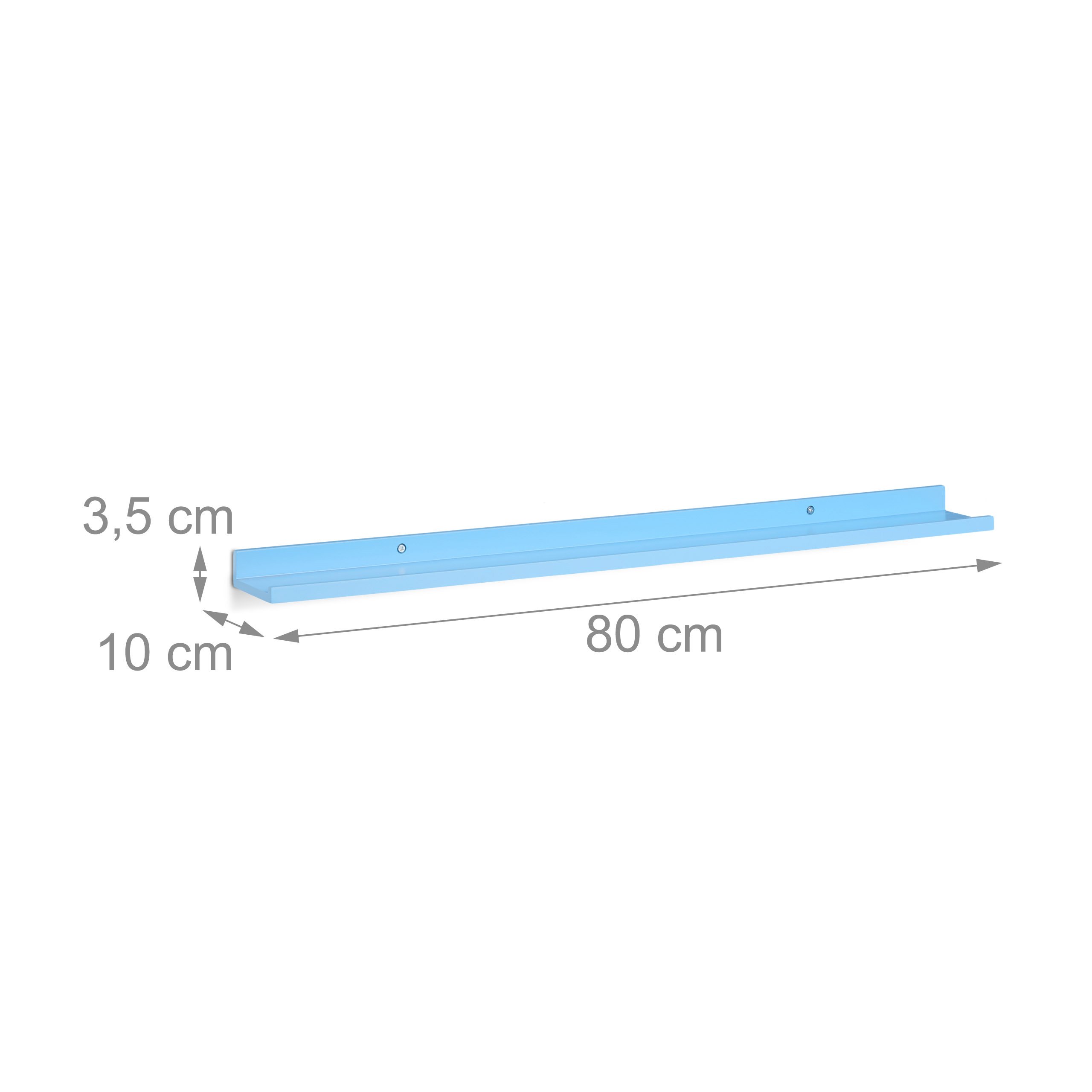 relaxdays-h-ngeregal-schmal-80-x-10-cm-schweberegal-wandboard-mdf-blau image 3