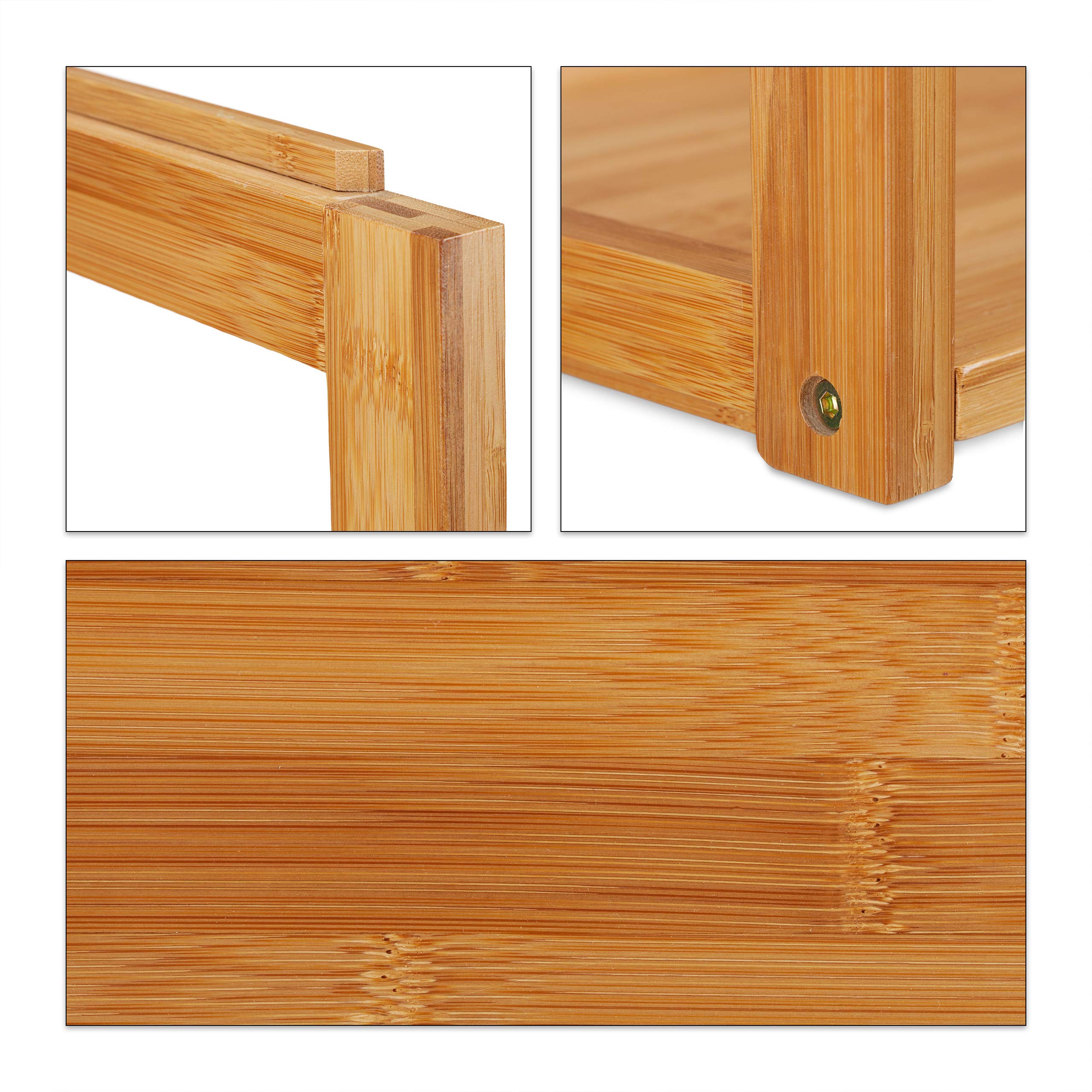 relaxdays-stapelregal-bambus-offenes-standregal-hbt-30x60x30-5-cm-natur image 8