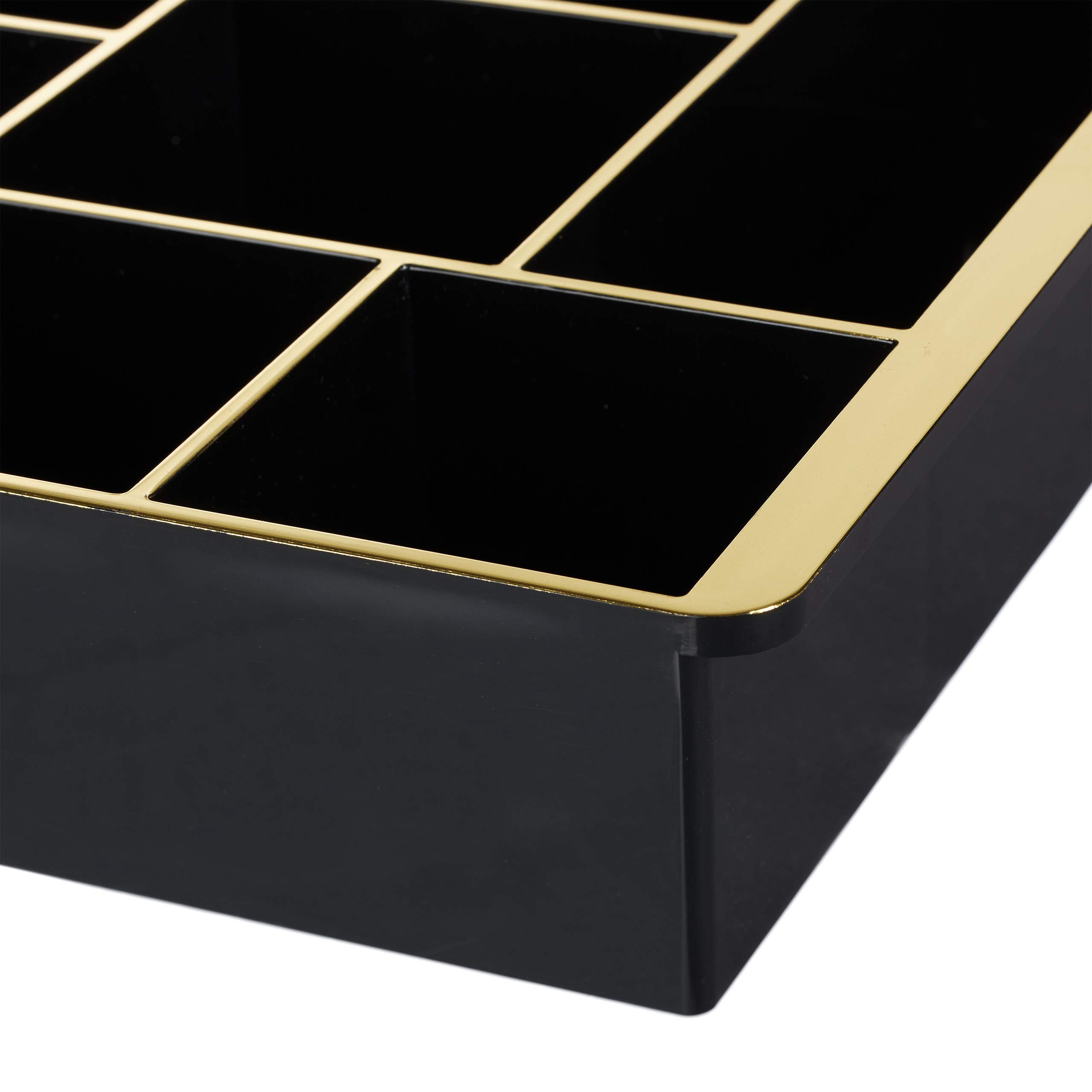 relaxdays-schubladen-organizer-kosmetik-8-f-cher-schwarz-gold image 6