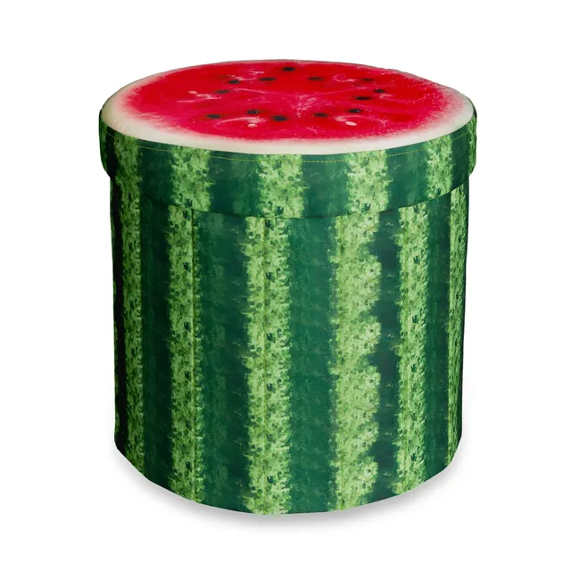relaxdays-sitzhocker-faltbar-mit-stauraum-38x38-5x38-5-cm-melone-30l image 1