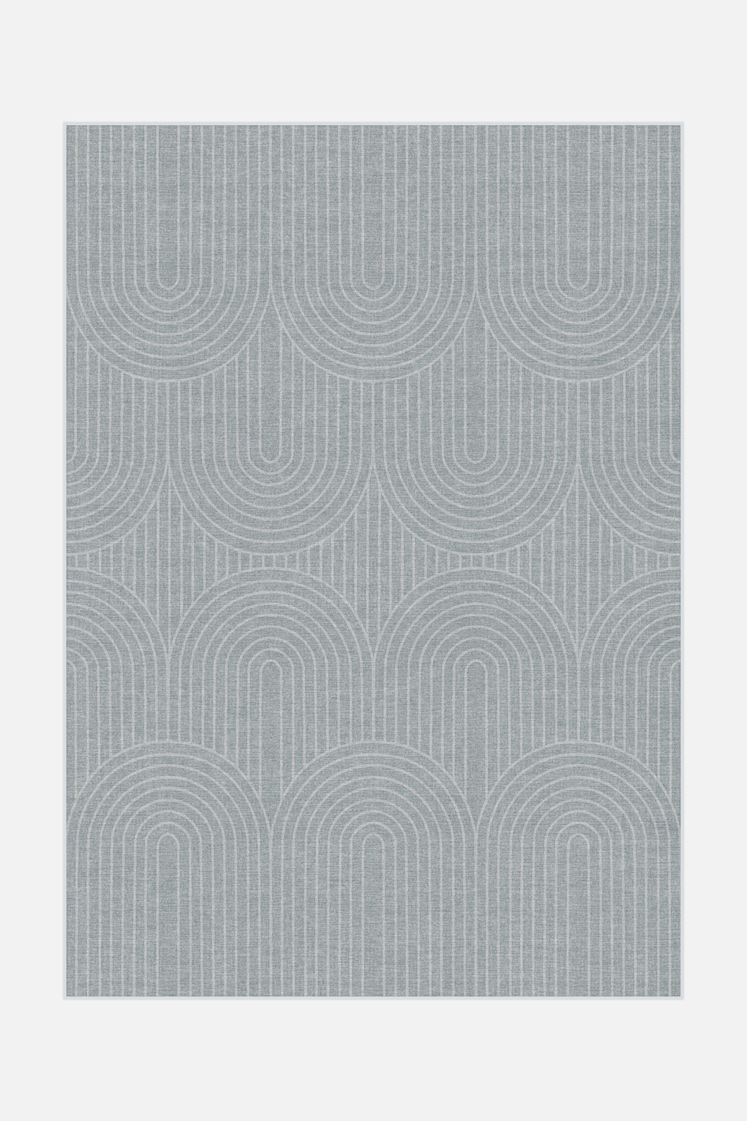 teppana-woge-grau-teppich-waschbarer-teppich-grau-silber-modern image 1