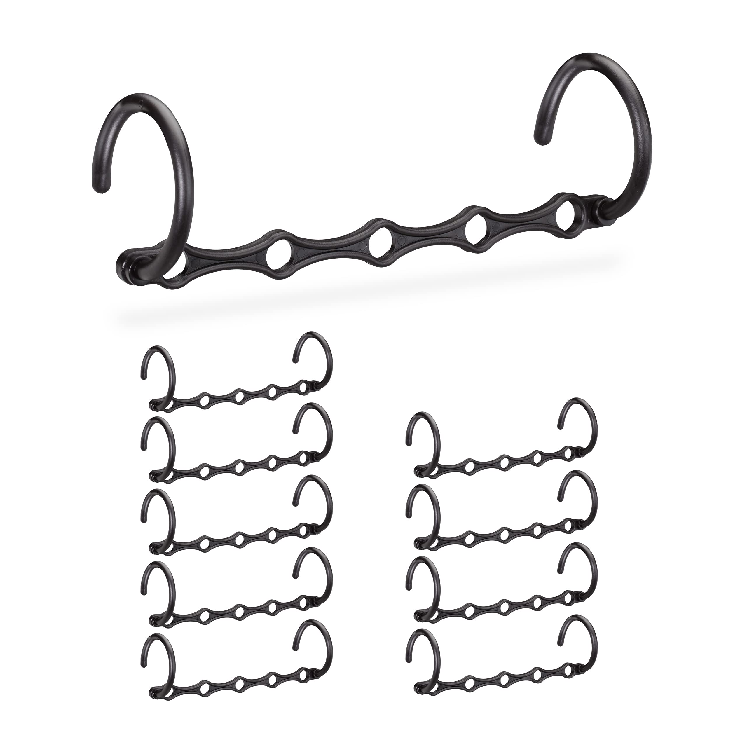 relaxdays-raumsparb-gel-10er-set-schwarz-hakenorganizer-f-r-5-b-gel-37-cm image 1