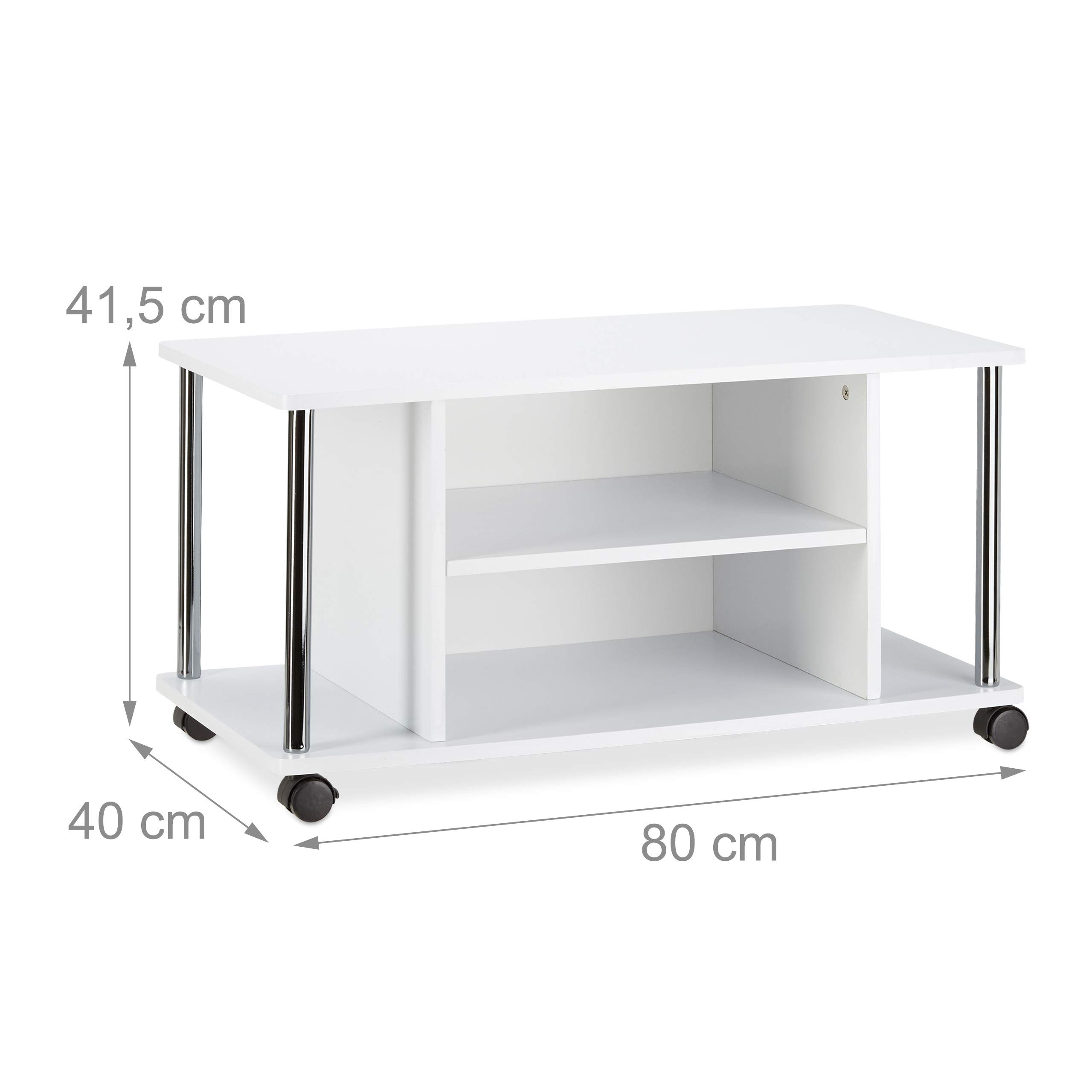 relaxdays-fernsehtisch-wei-tv-rack-rollbar-mdf-80-cm image 4