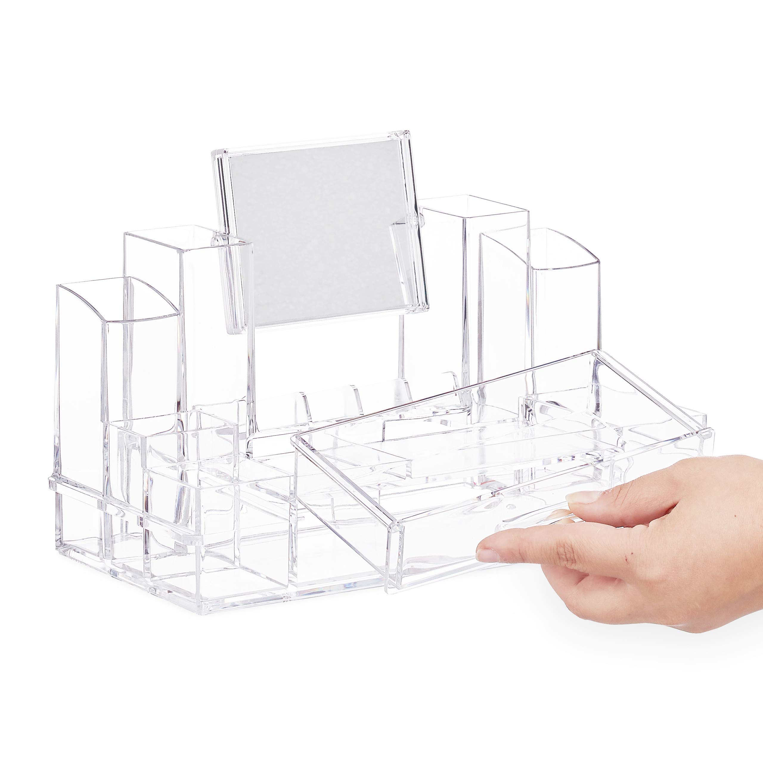 relaxdays-make-up-organizer-schublade-acrylbox-transparent-19-x-30-x-14-5-cm image 8